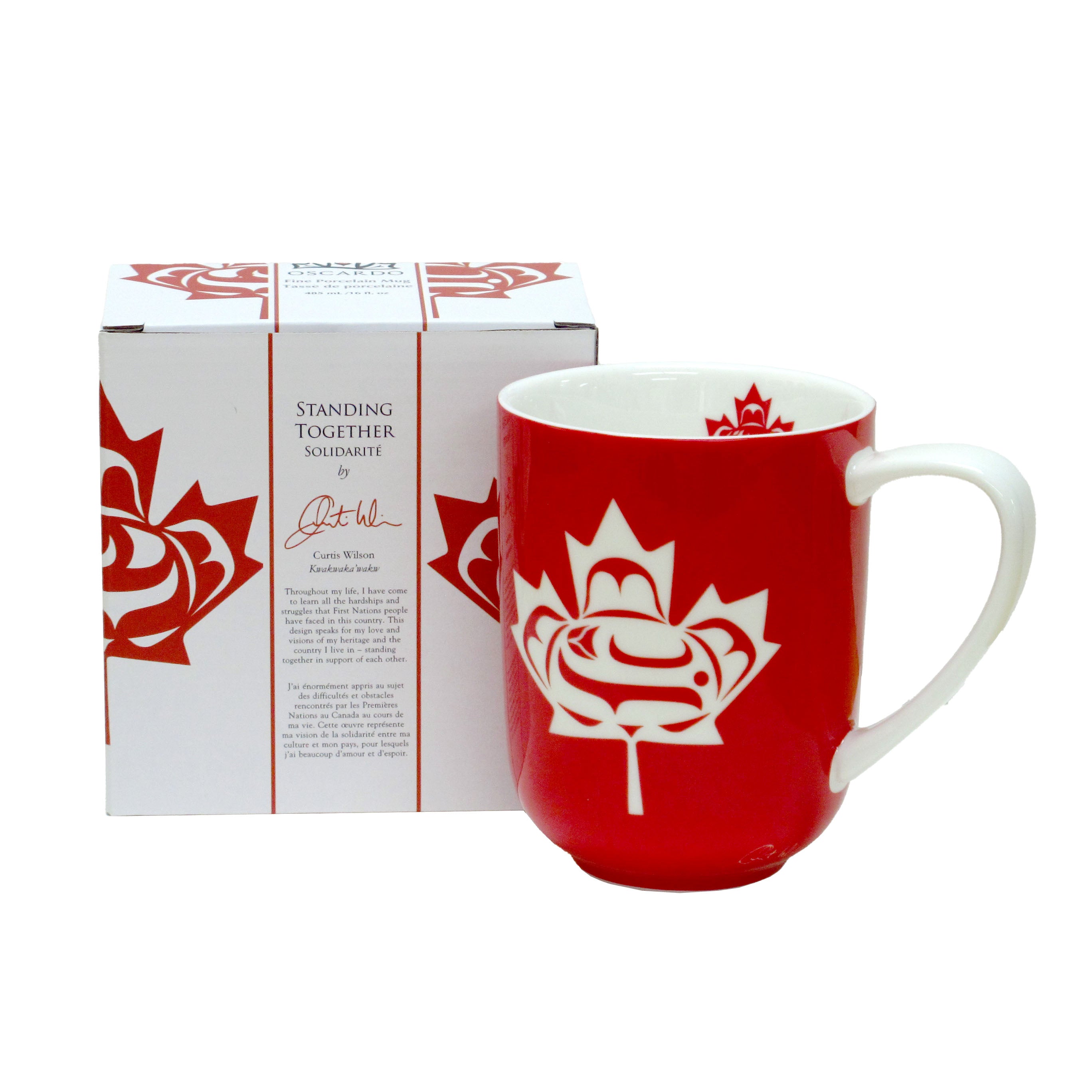 Curtis Wilson Standing Together Porcelain Mug Broad