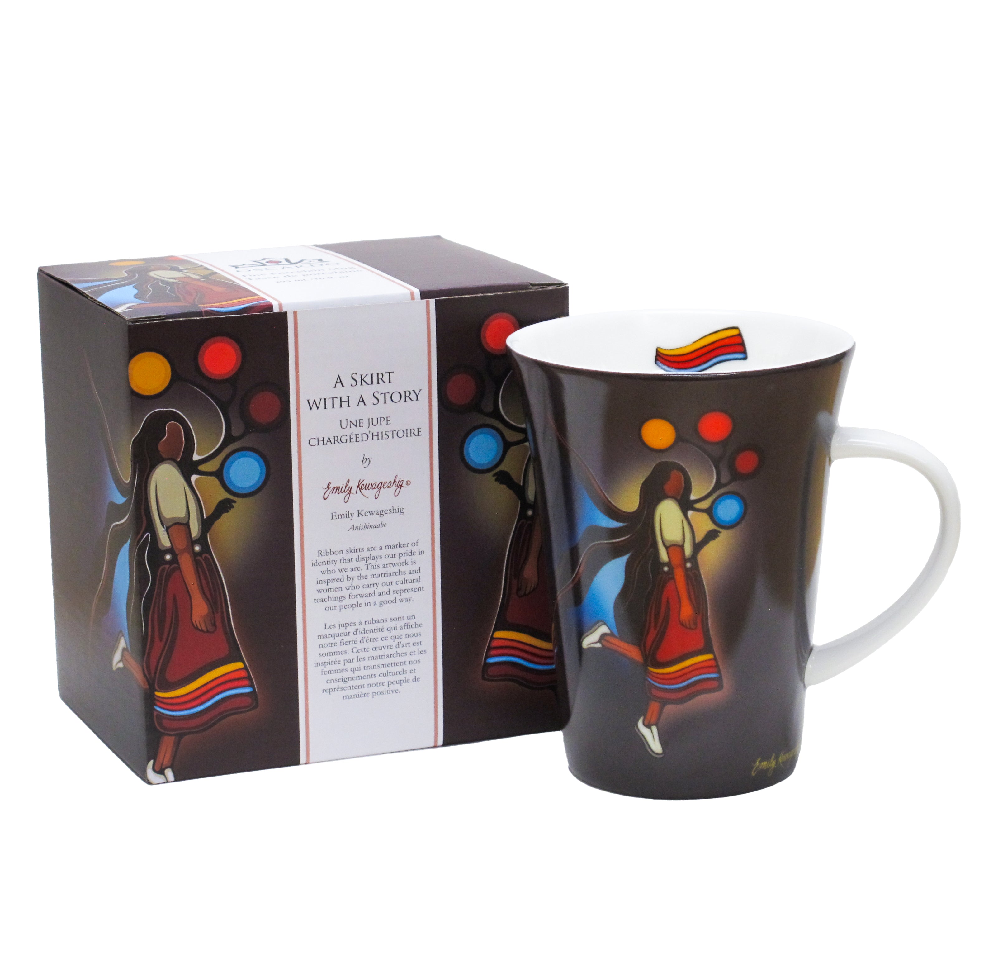 Emily Kewageshig A Skirt with a Story Mug Slender