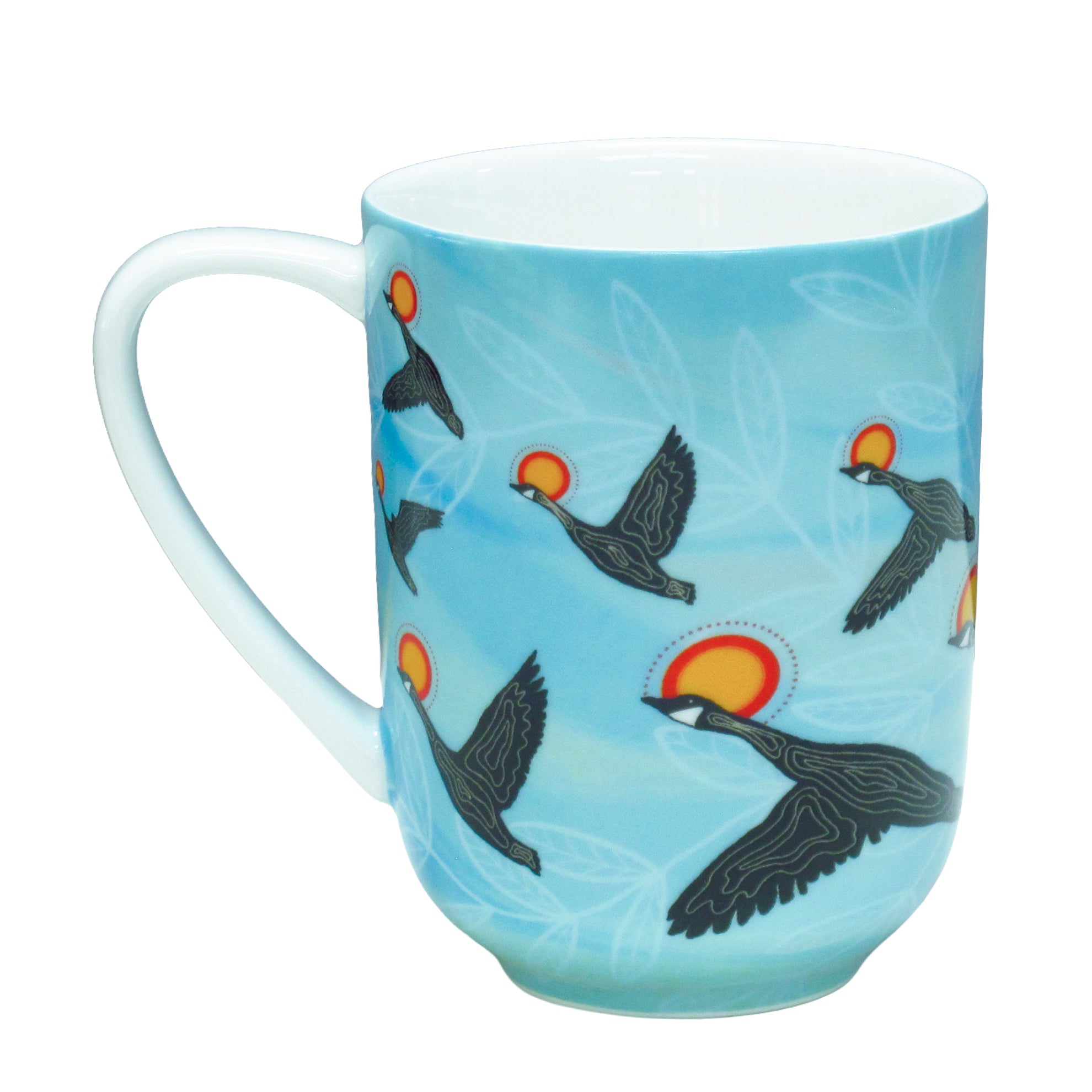 Eruoma Awashish Niskak (Geese) Porcelain Mug
