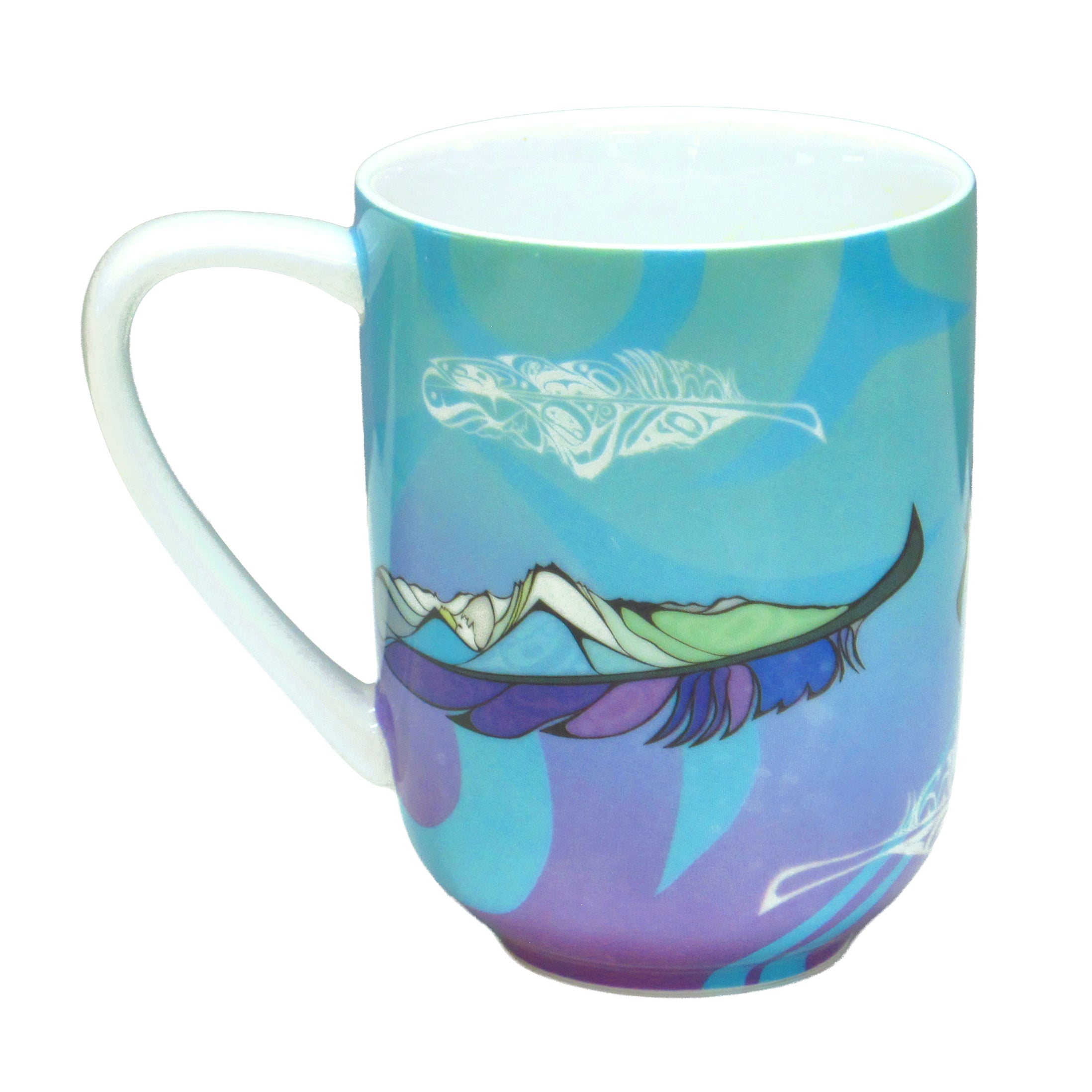 Michelle Stoney Healing feather Porcelain Mug