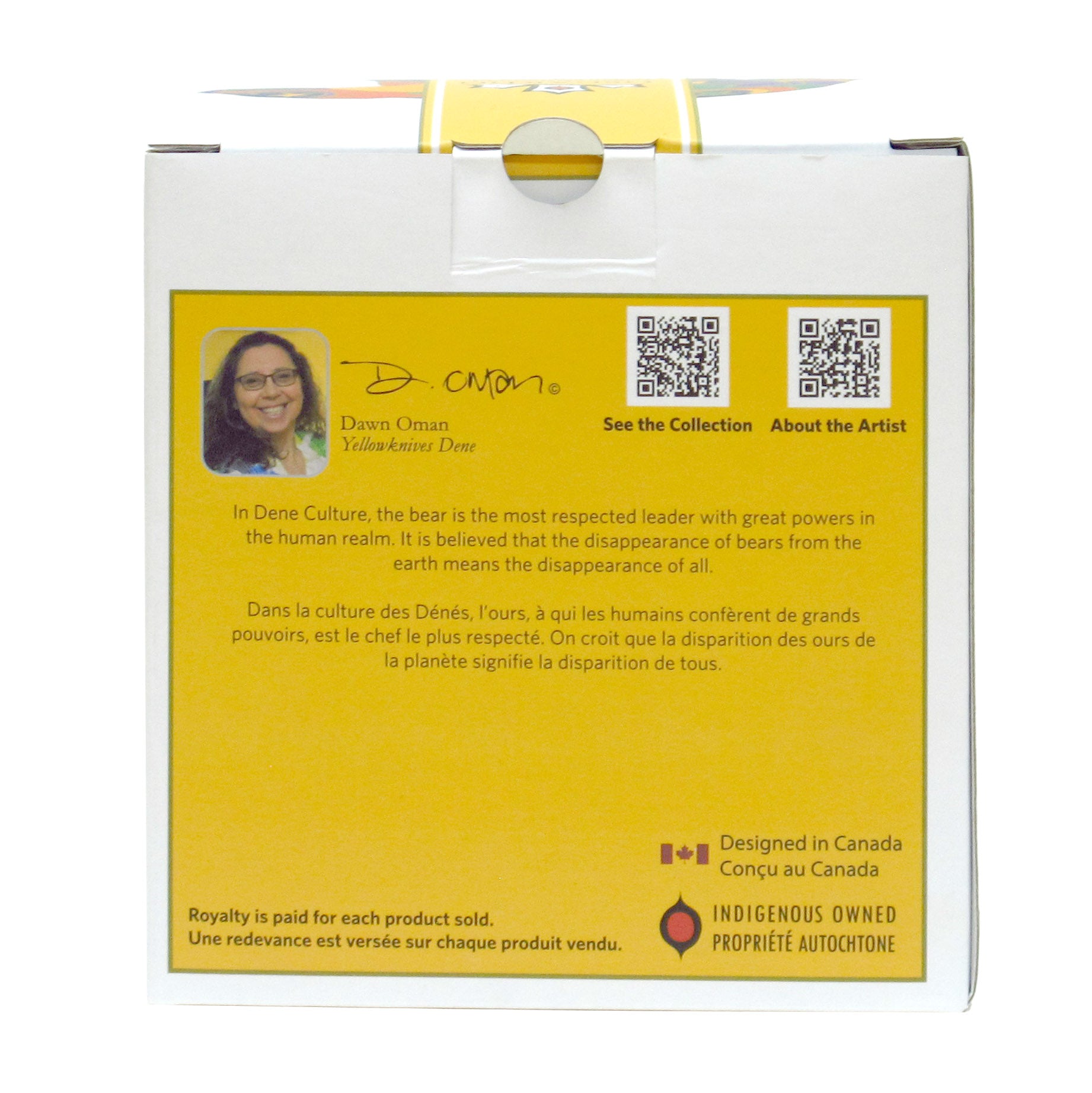 Dawn Oman Alpha Bear Glass Ornament