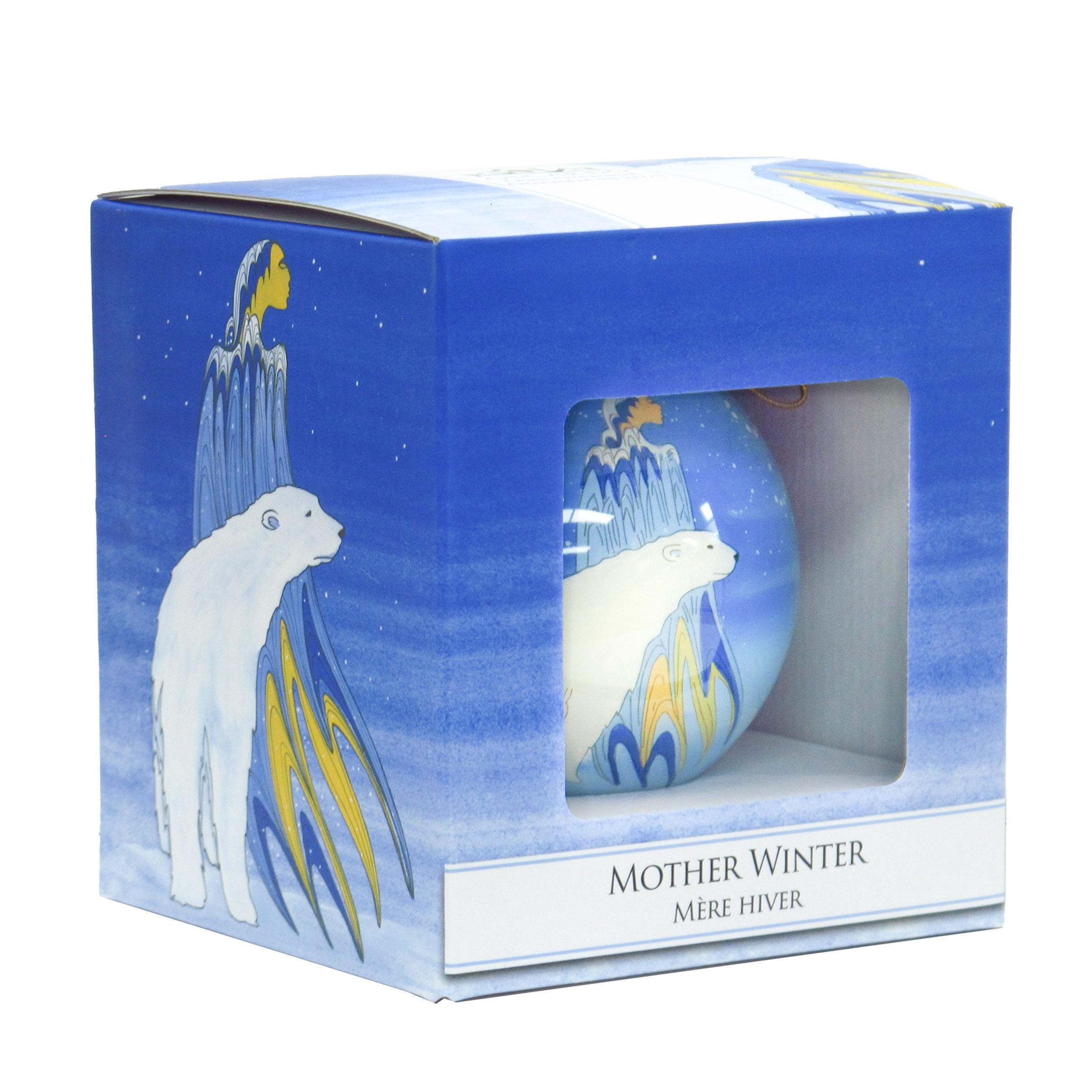 Maxine Noel 'Mother Winter' Glass Ornament