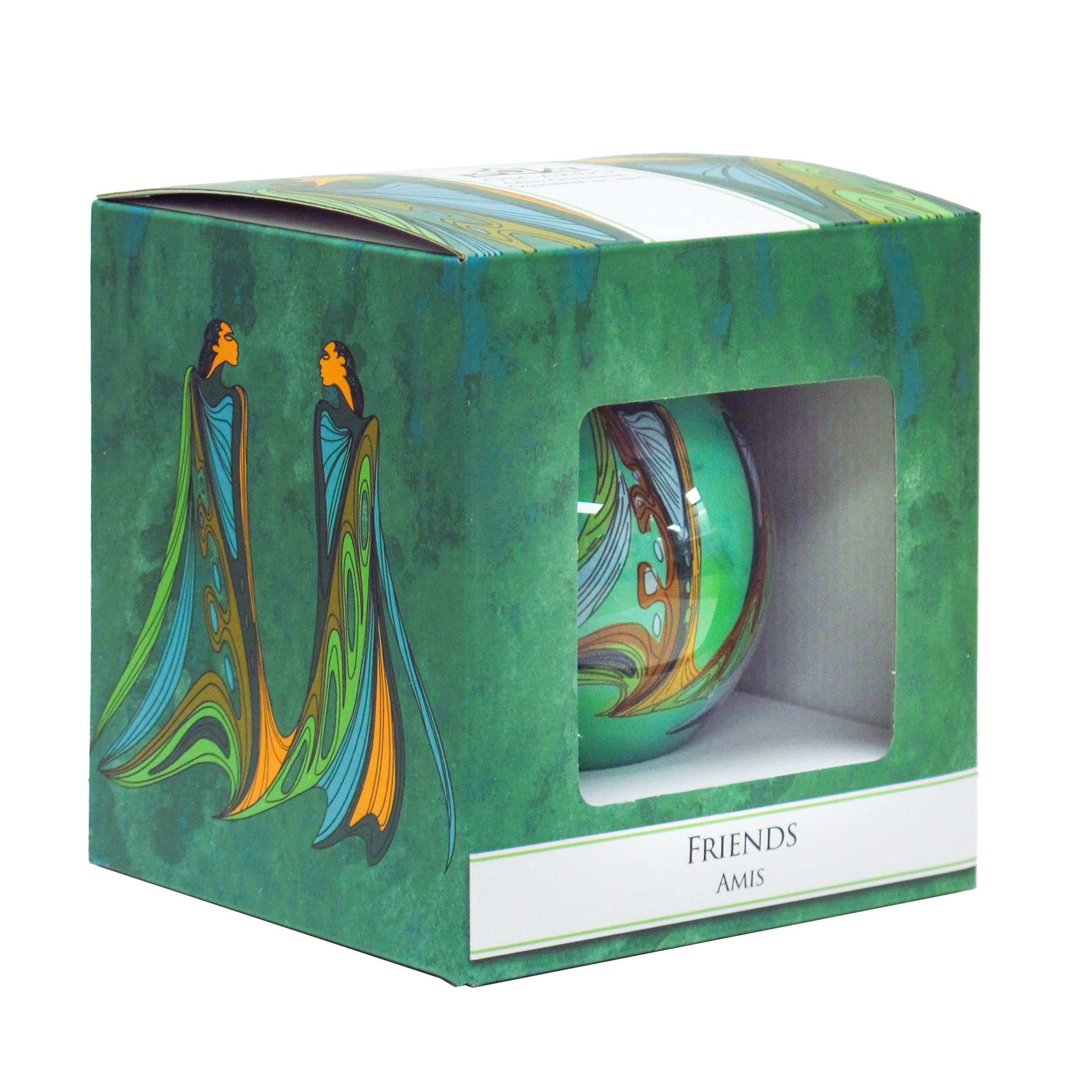 Maxine Noel Friends Glass Ornament