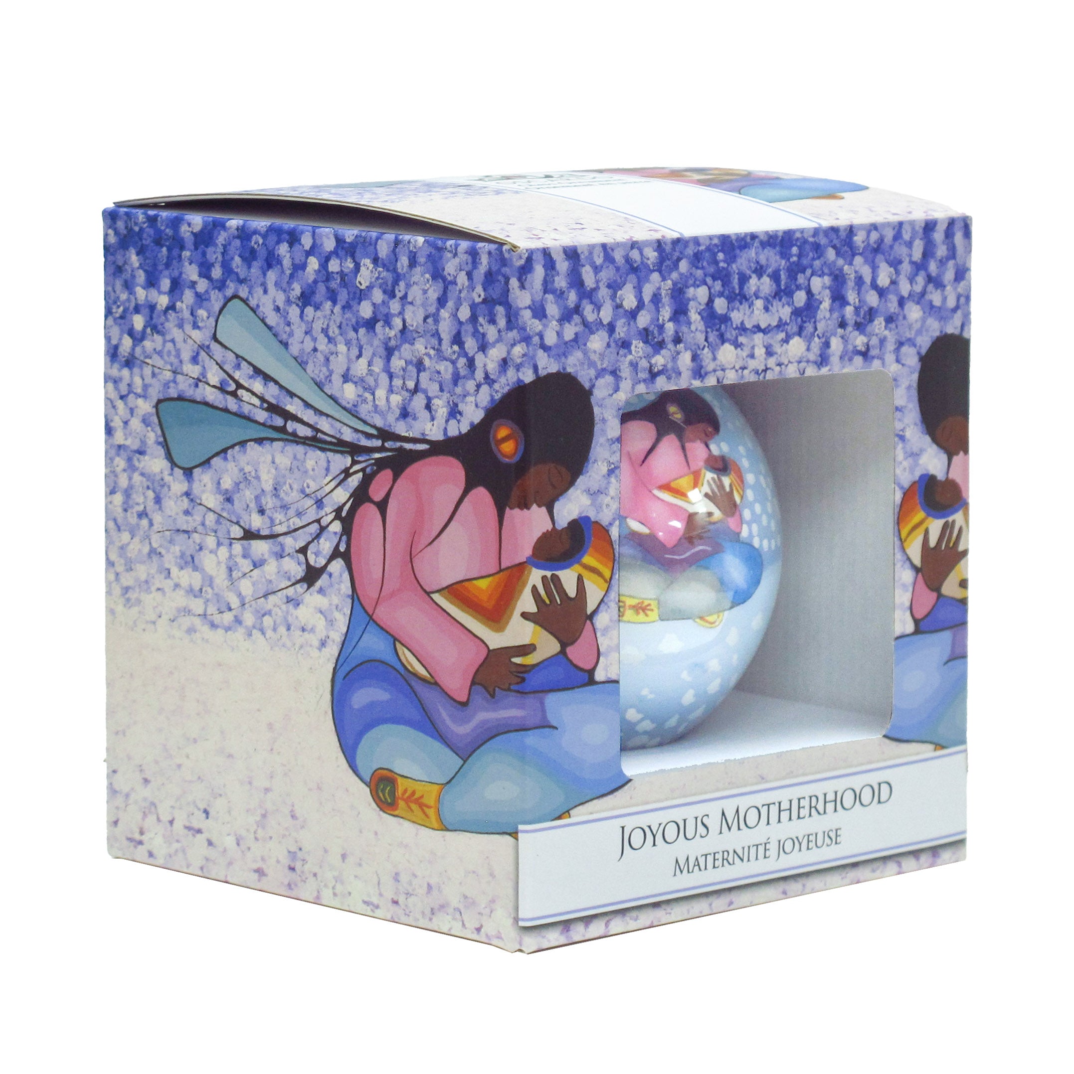 Cecil Youngfox Joyous Motherhood Glass Ornament