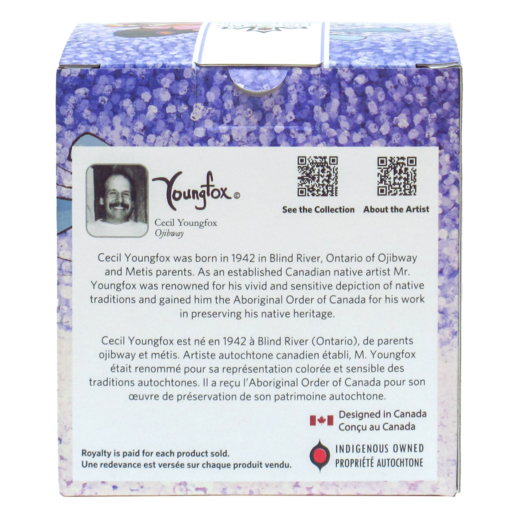 Cecil Youngfox Joyous Motherhood Glass Ornament