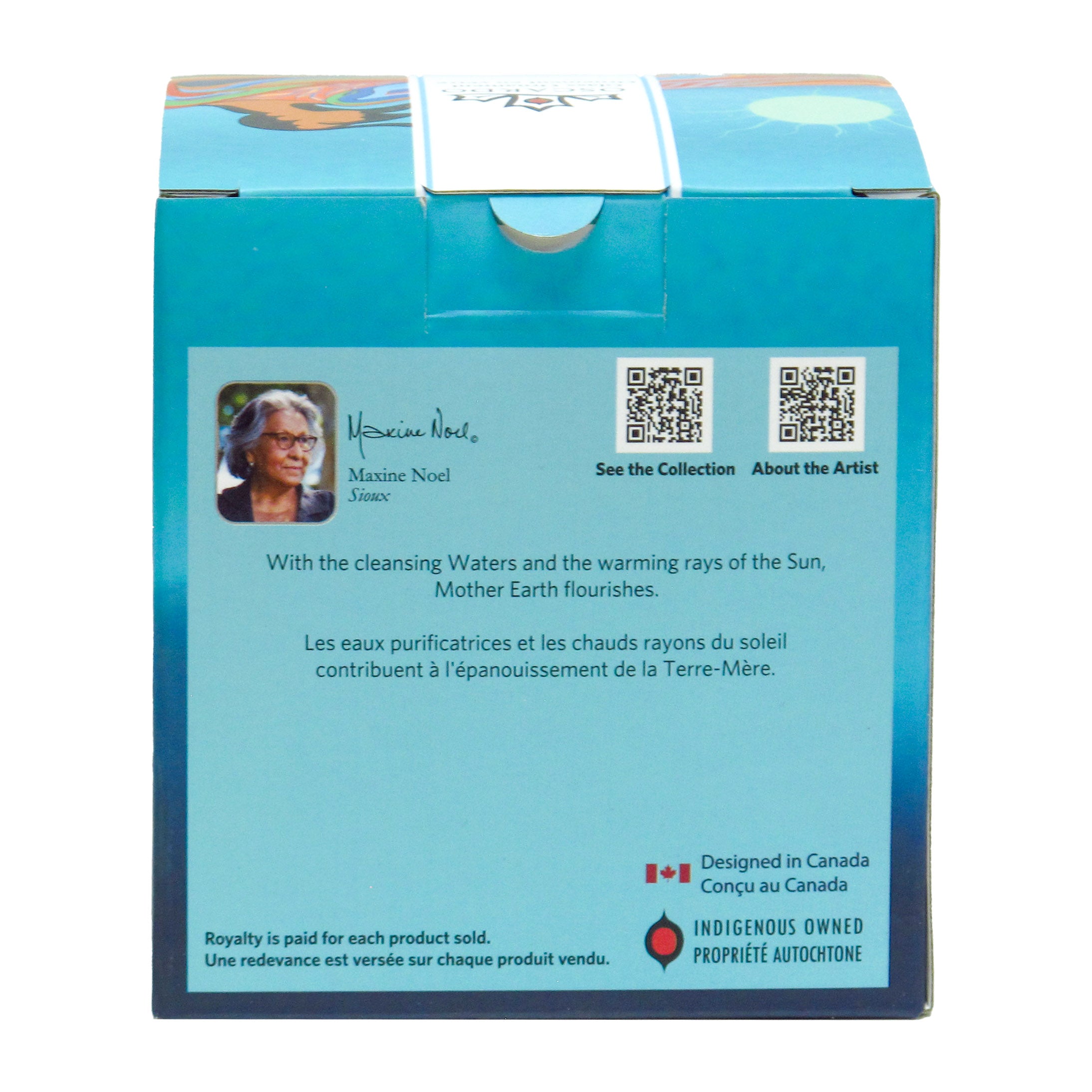 Maxine Noel Mother Earth Glass Ornament