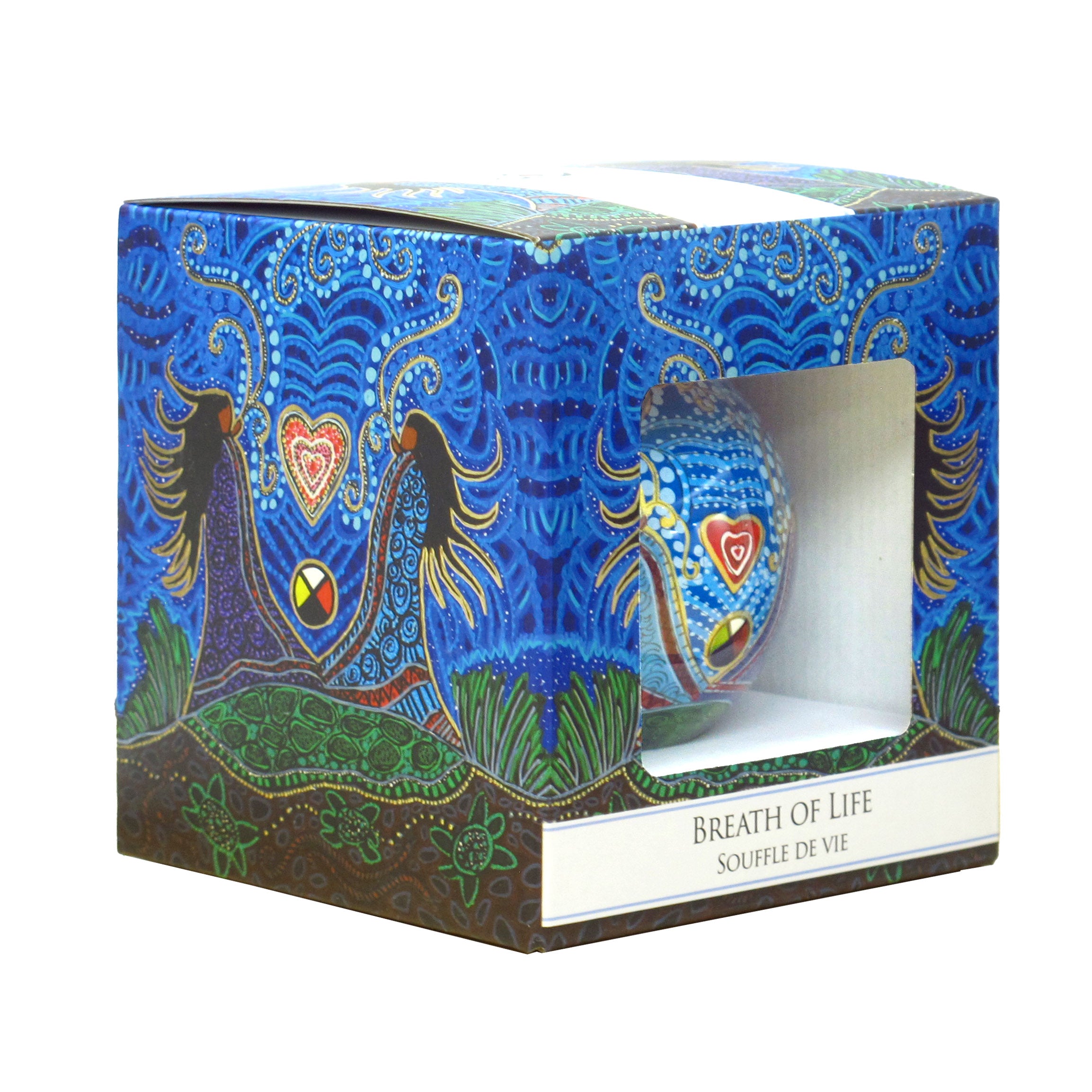 Leah Dorion Breath of Life Glass Ornament