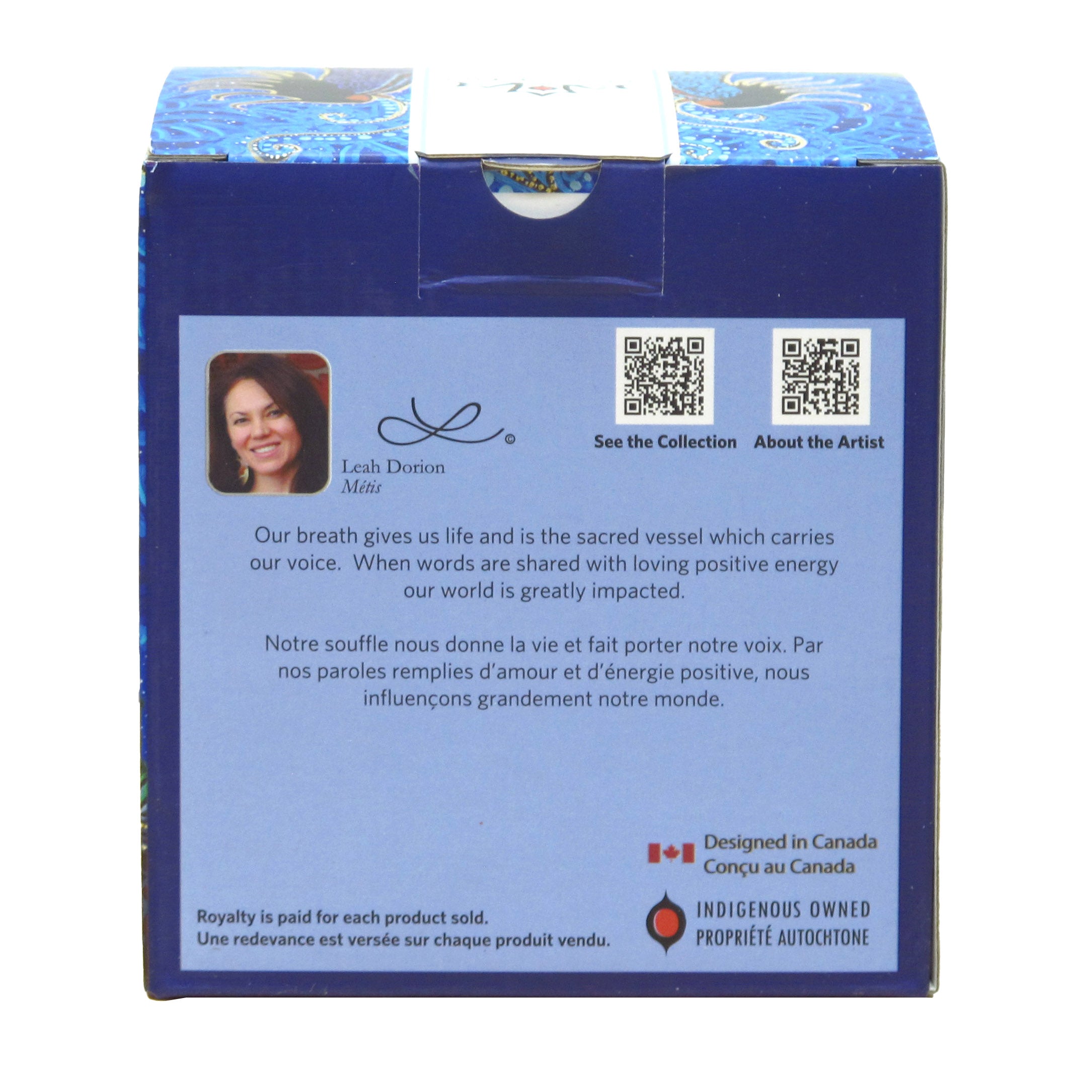 Leah Dorion Breath of Life Glass Ornament