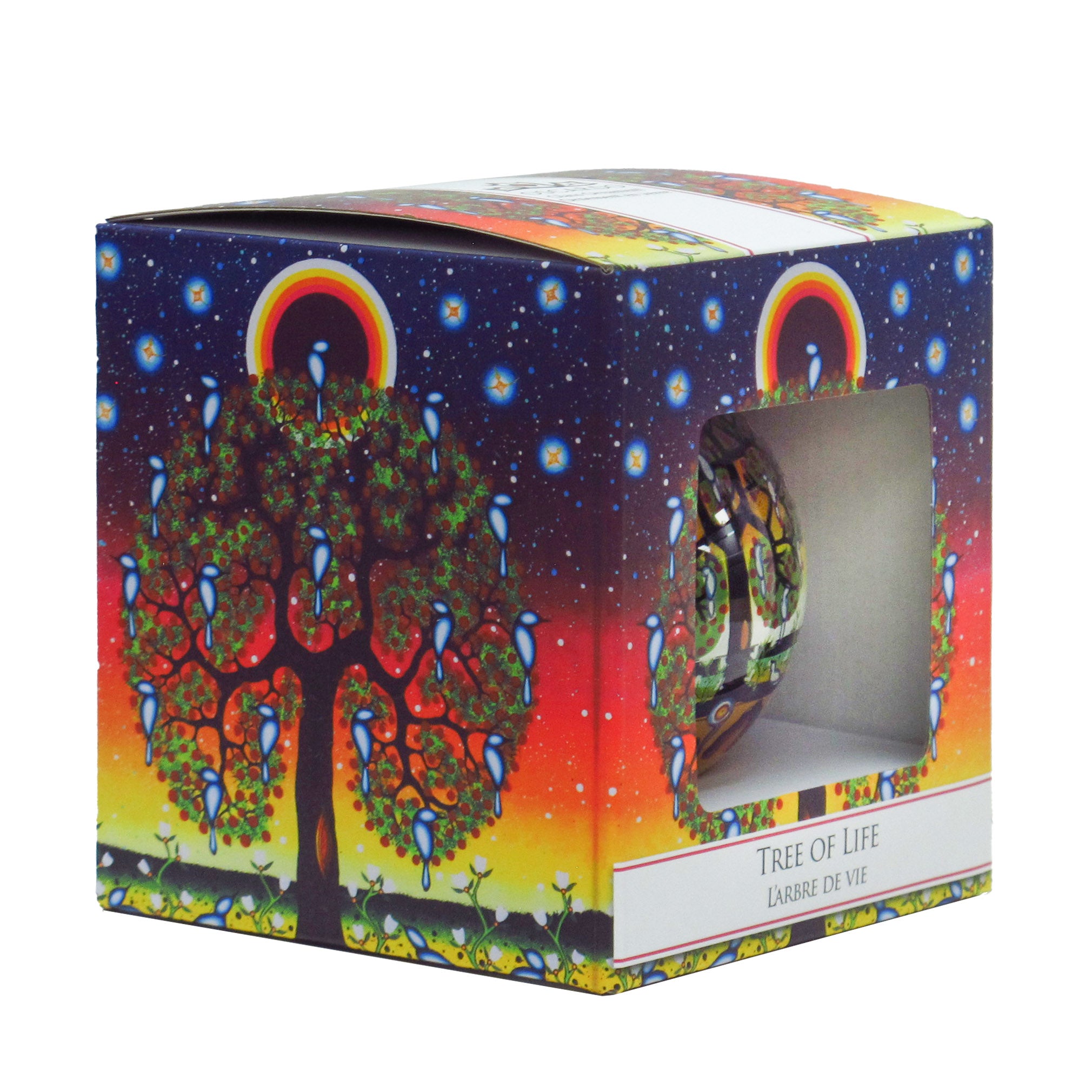 James Jacko Tree of Life Glass Ornament