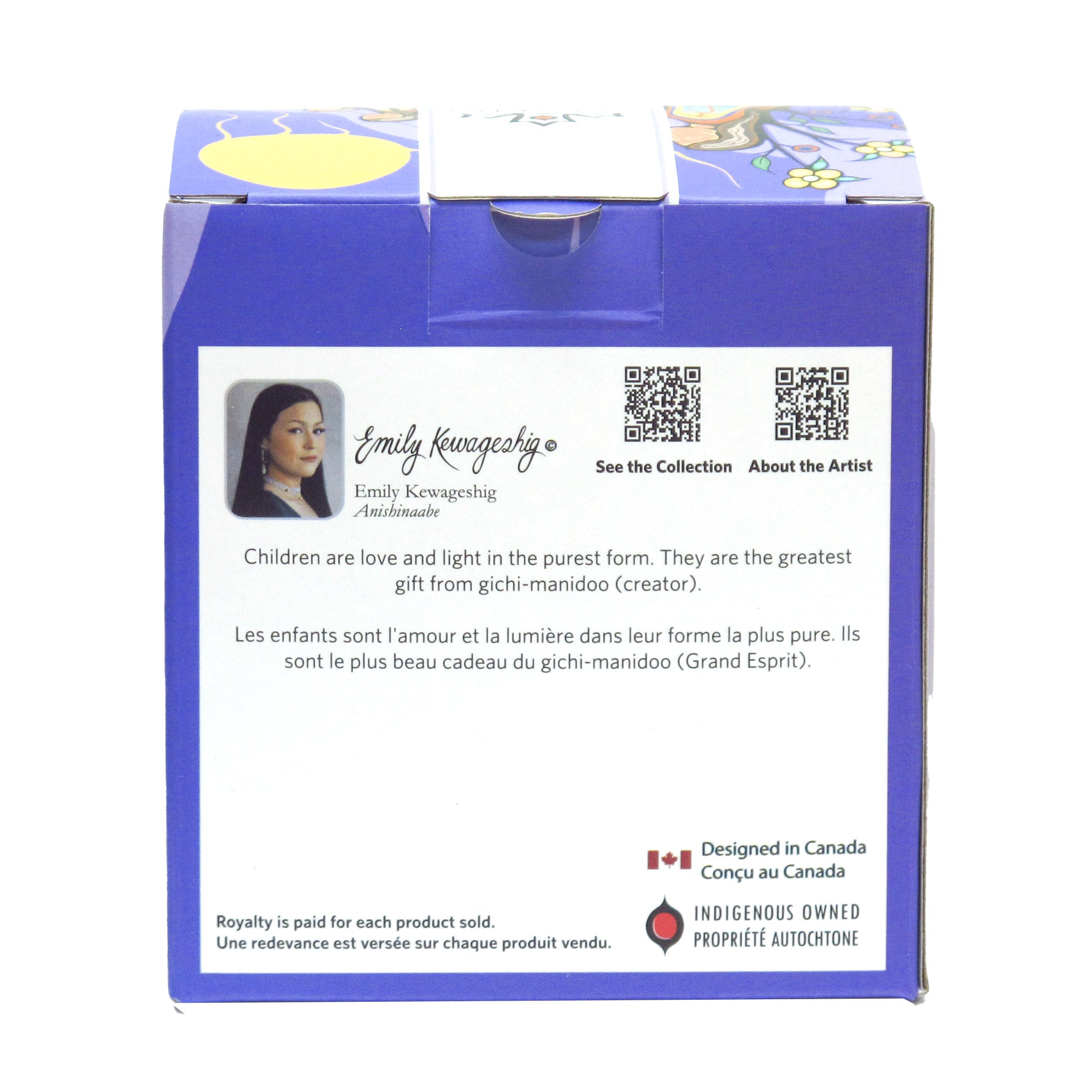 Emily Kewageshig Gifts from Creator Glass Ornament