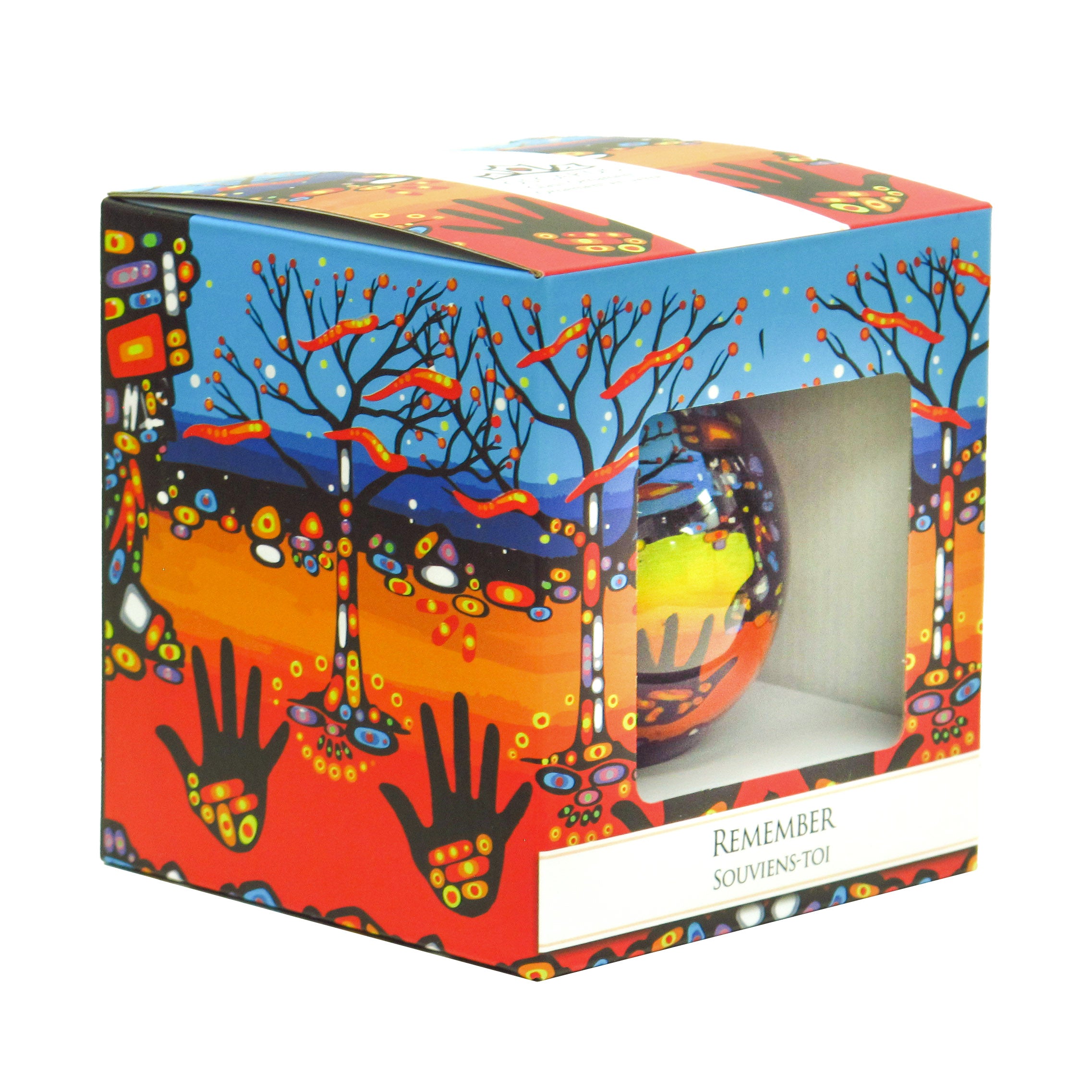 John Rombough Remember Glass Ornament