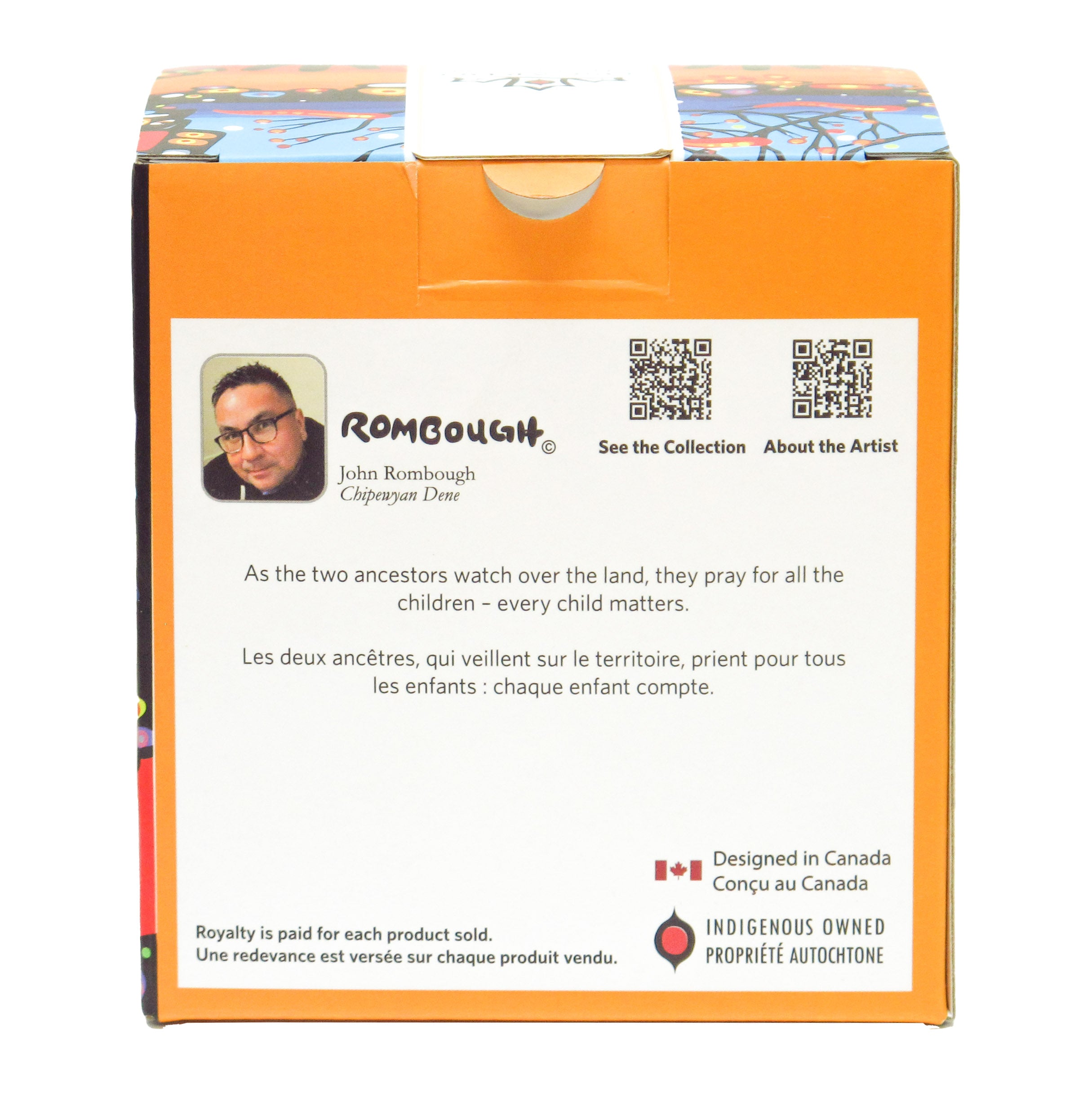 John Rombough Remember Glass Ornament