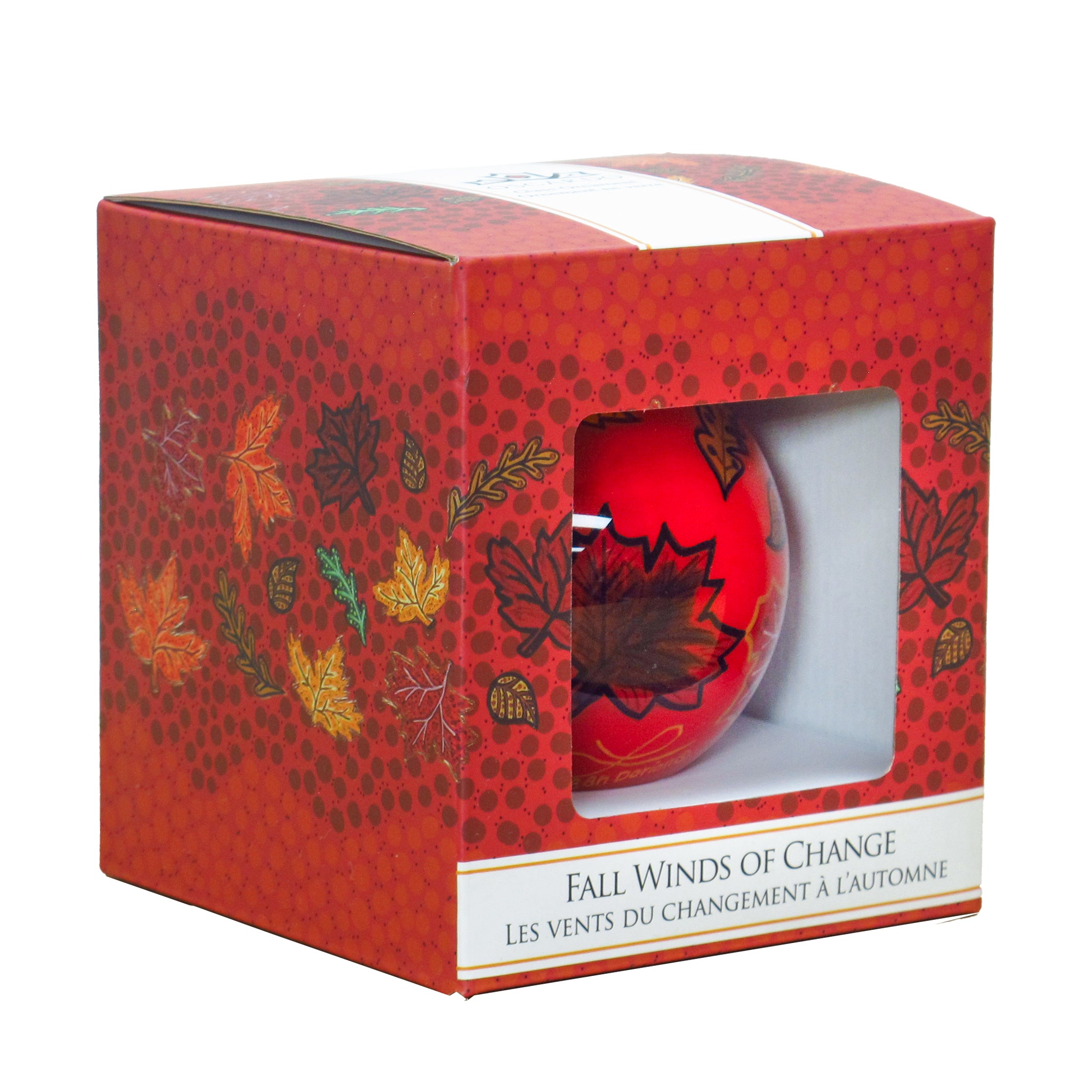 Leah Dorion Fall Winds of Change Glass Ornament