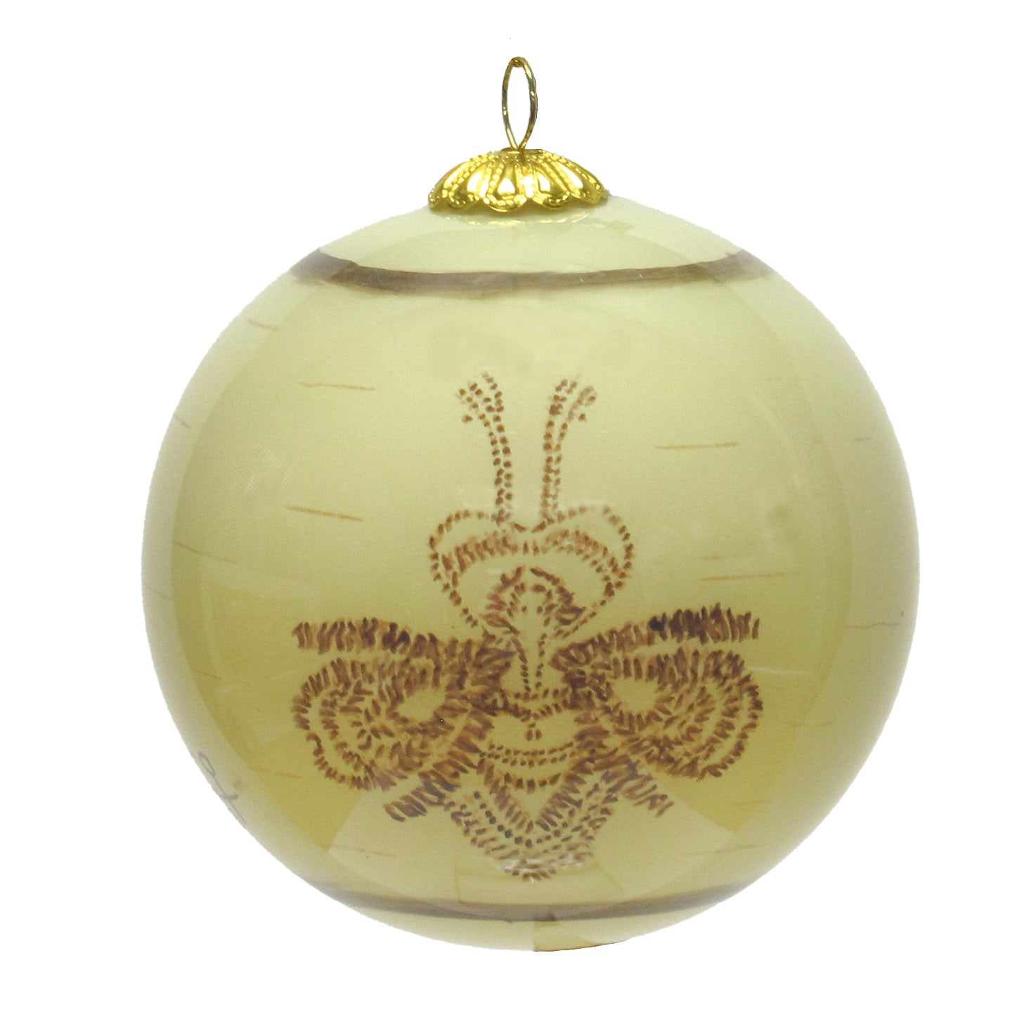 Pat Bruderer Bee-Lieve Glass Ornament