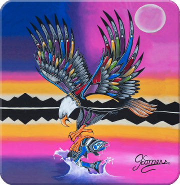 Jessica Somers Eagle Cork-Back Coaster