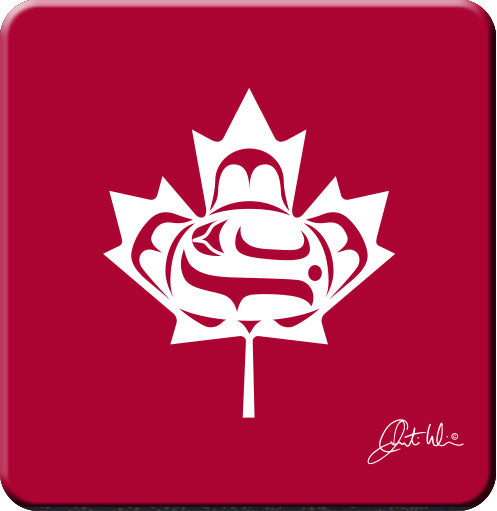 Curtis Wilson Standing Together Cork-Back Coaster