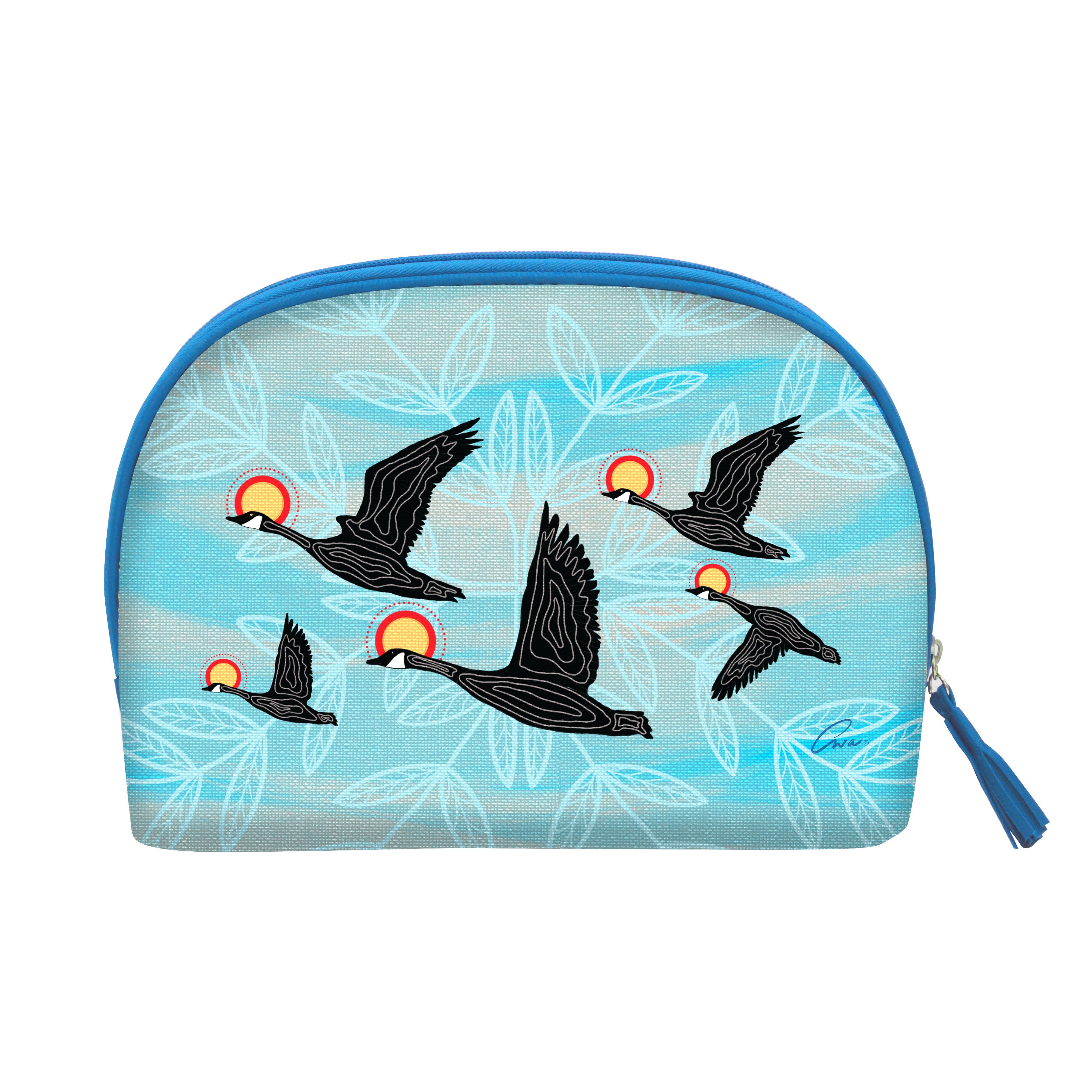 Eruoma Awashish Niskak (Geese) Cosmetic Bag Large
