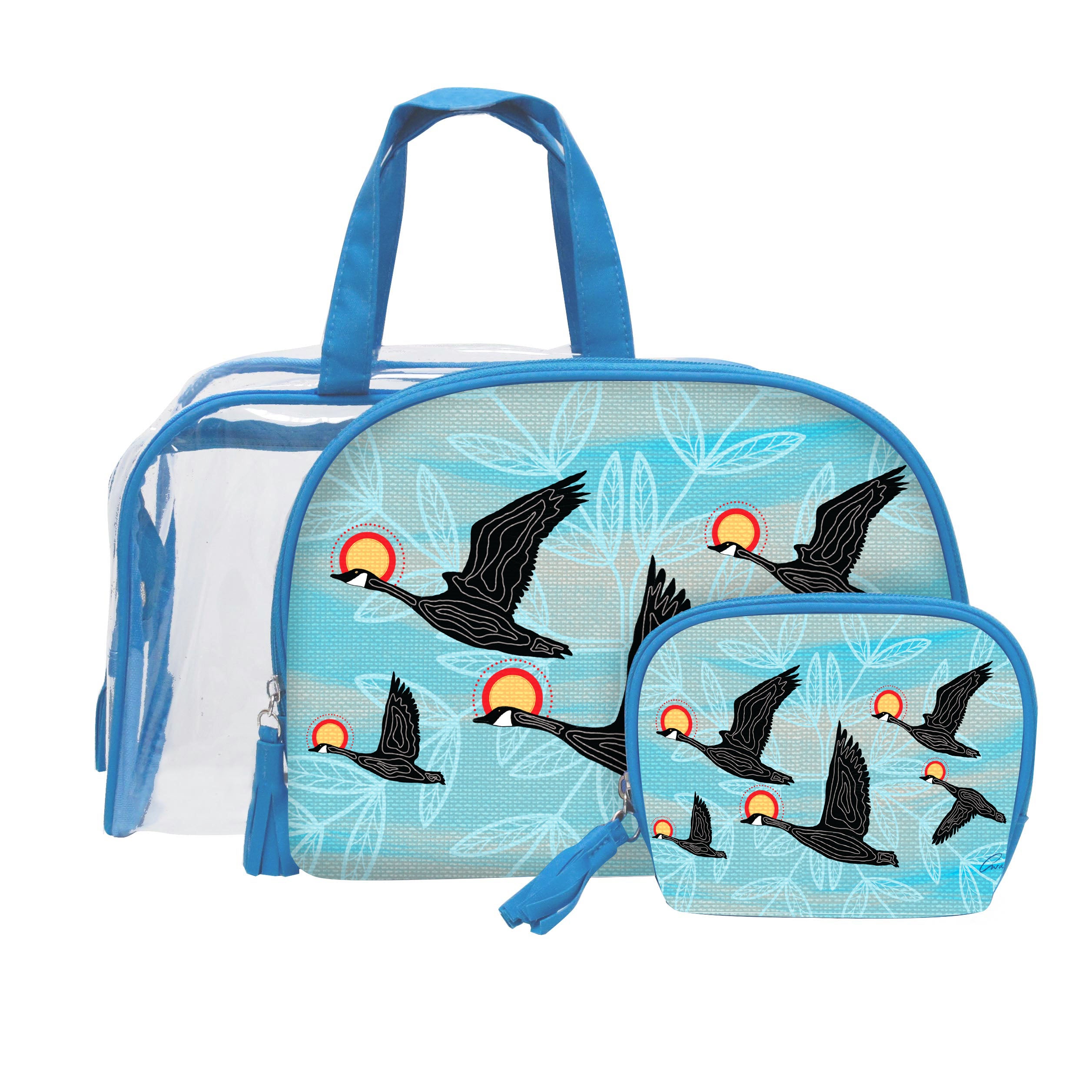 Eruoma Awashish Niskak (Geese) Cosmetic Bag Sets