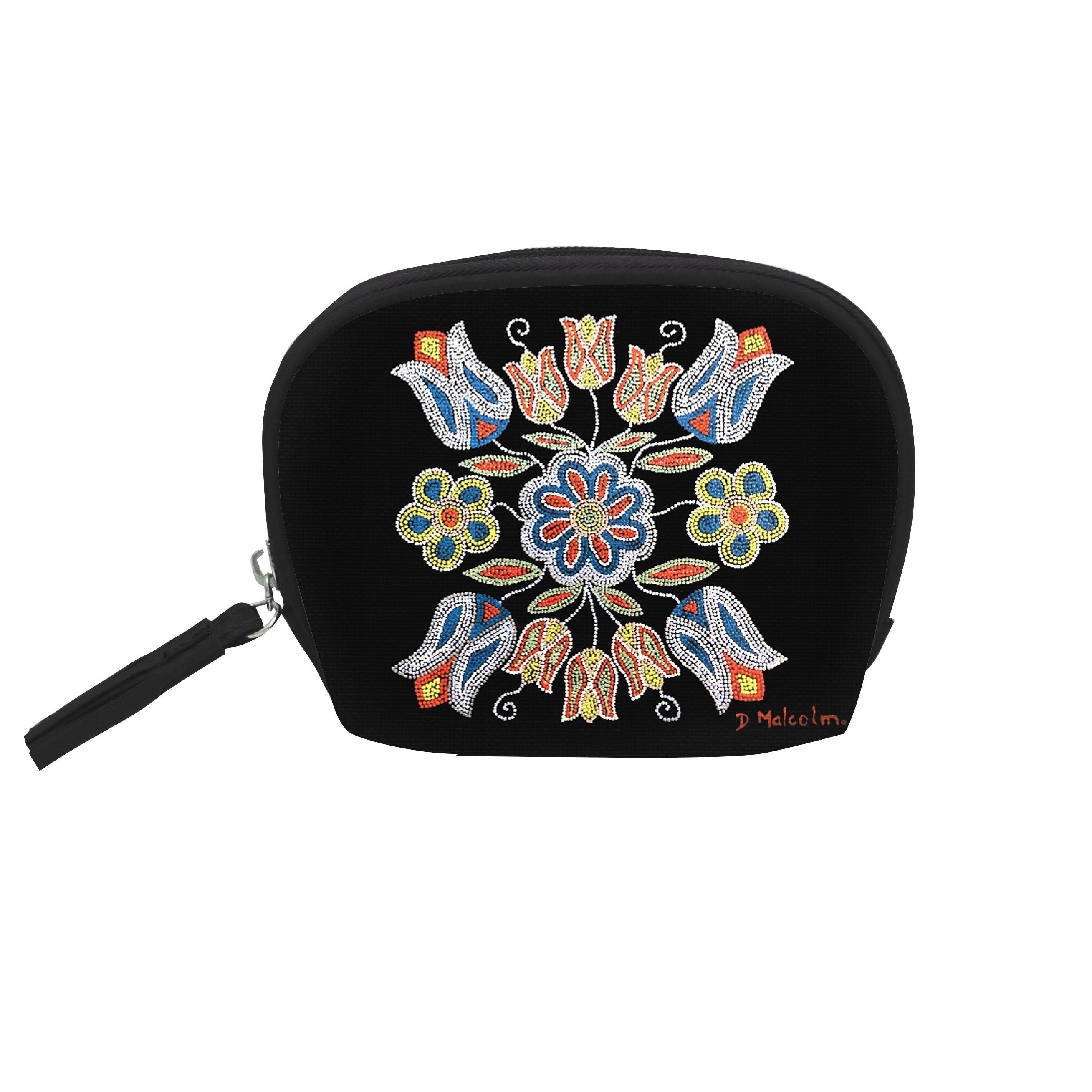Deb Malcolm Silver Threads Cosmetic Bag Small