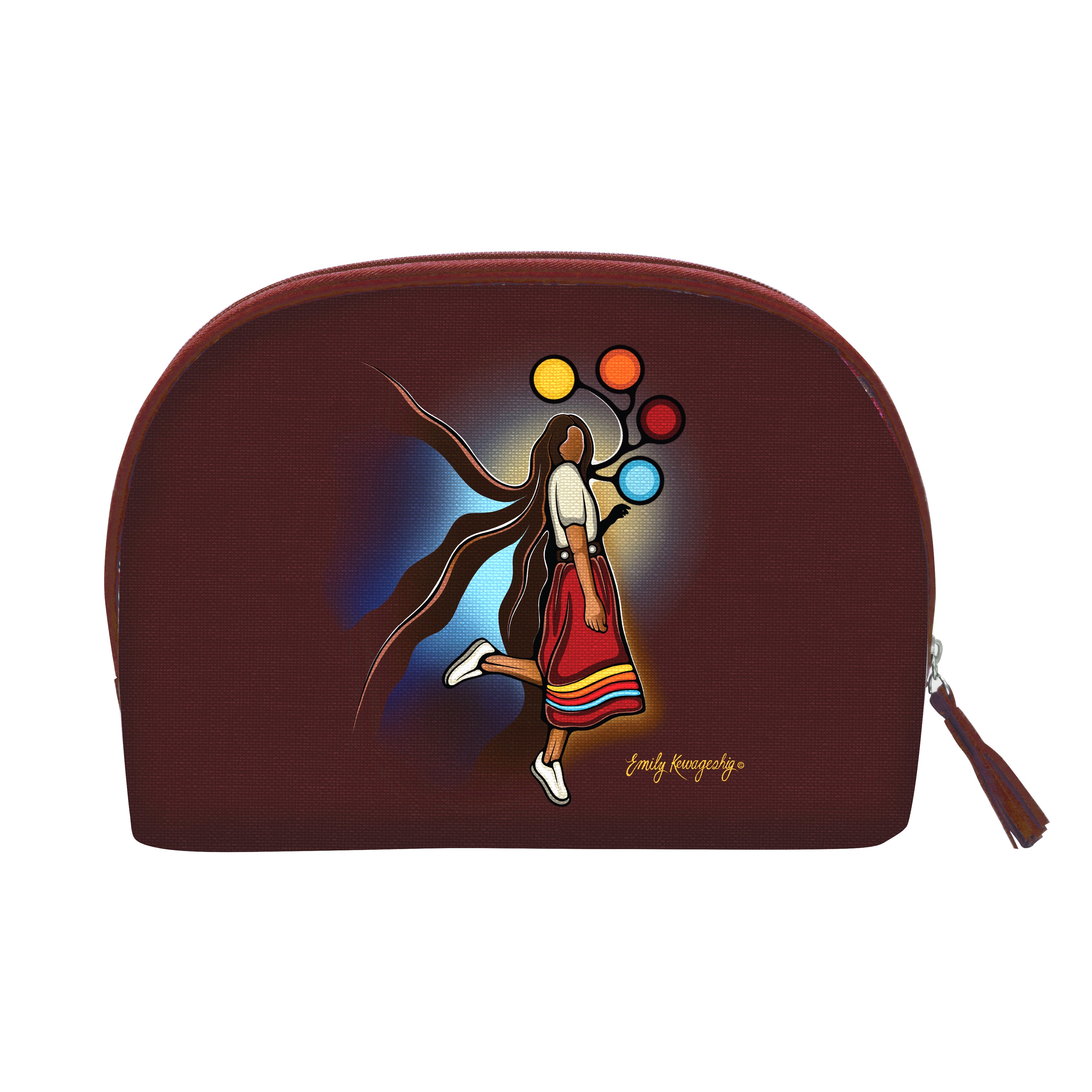 Emily Kewageshig A Skirt with a Story Cosmetic Bag Large