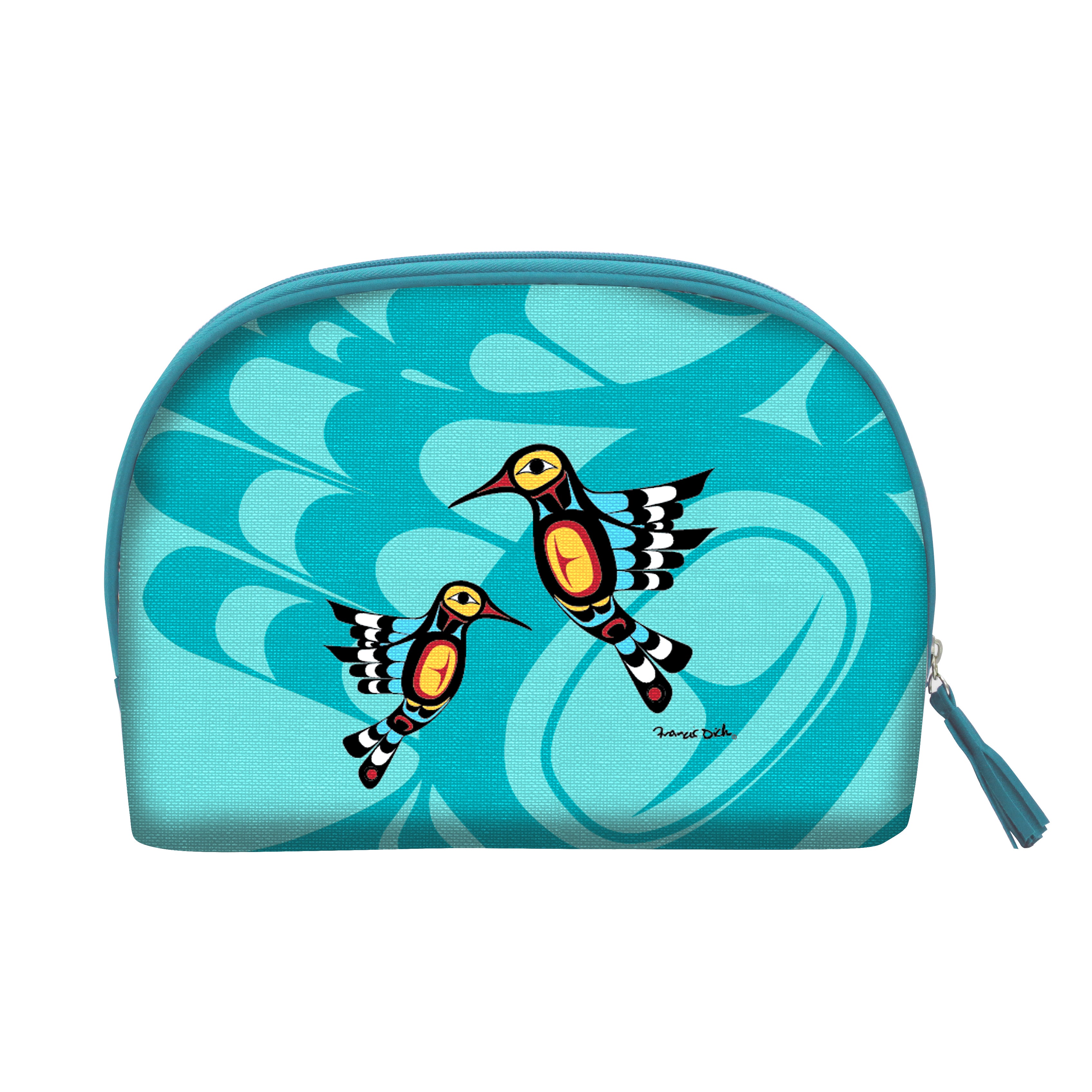 Francis Dick Hummingbird Cosmetic Bag Large