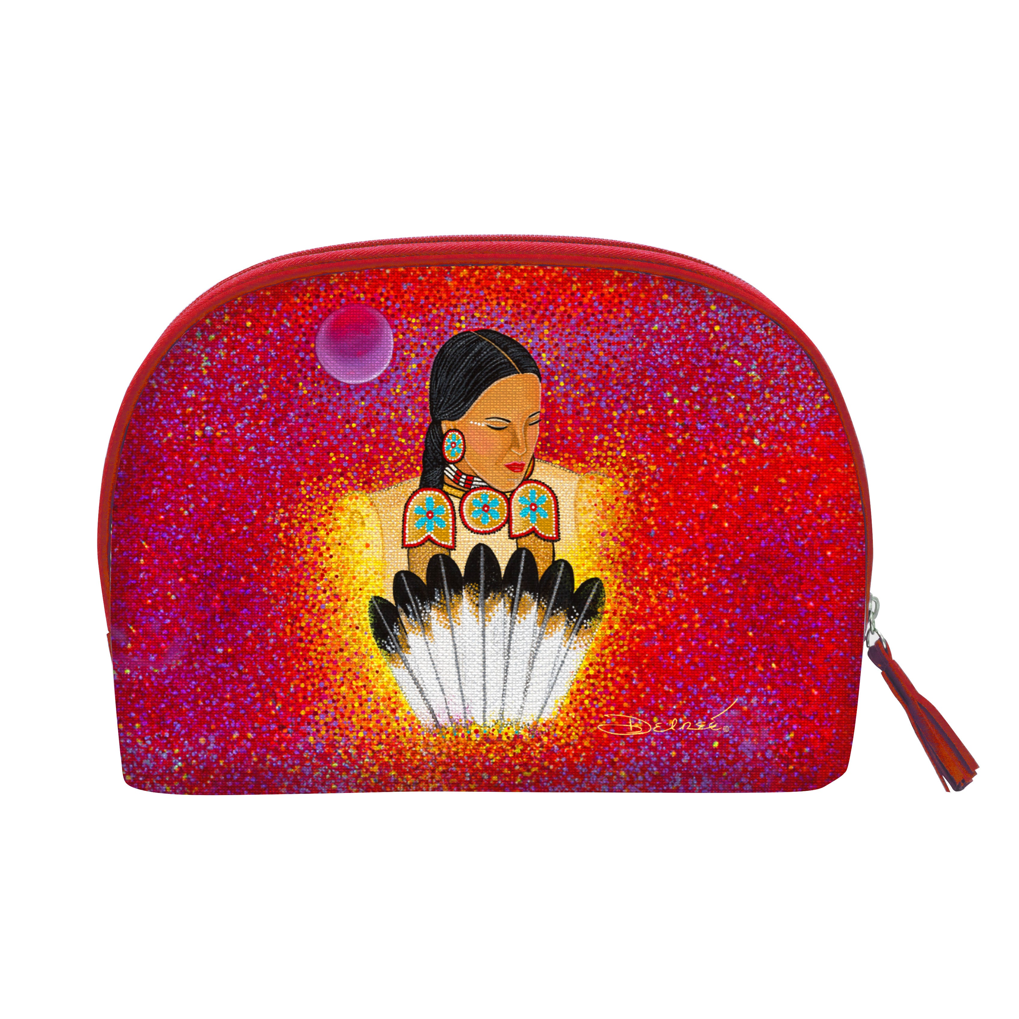 Delree Dumont Moon Whispers...Dance Cosmetic Bag Large