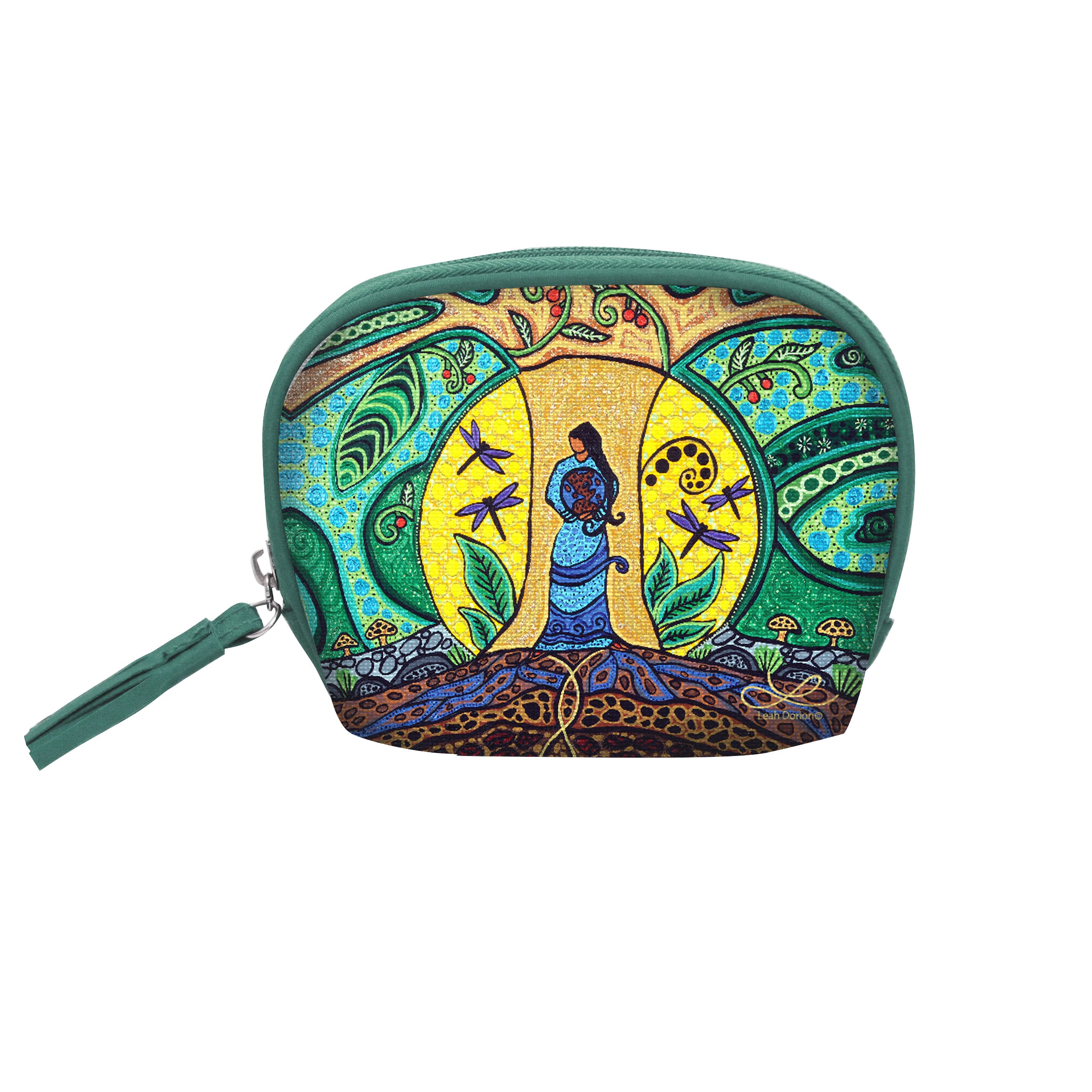 Leah Dorion Strong Earth Woman Cosmetic Bag Small