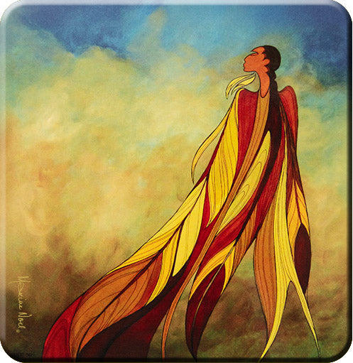 Maxine Noel Walk Beyond Cork-Back Coaster