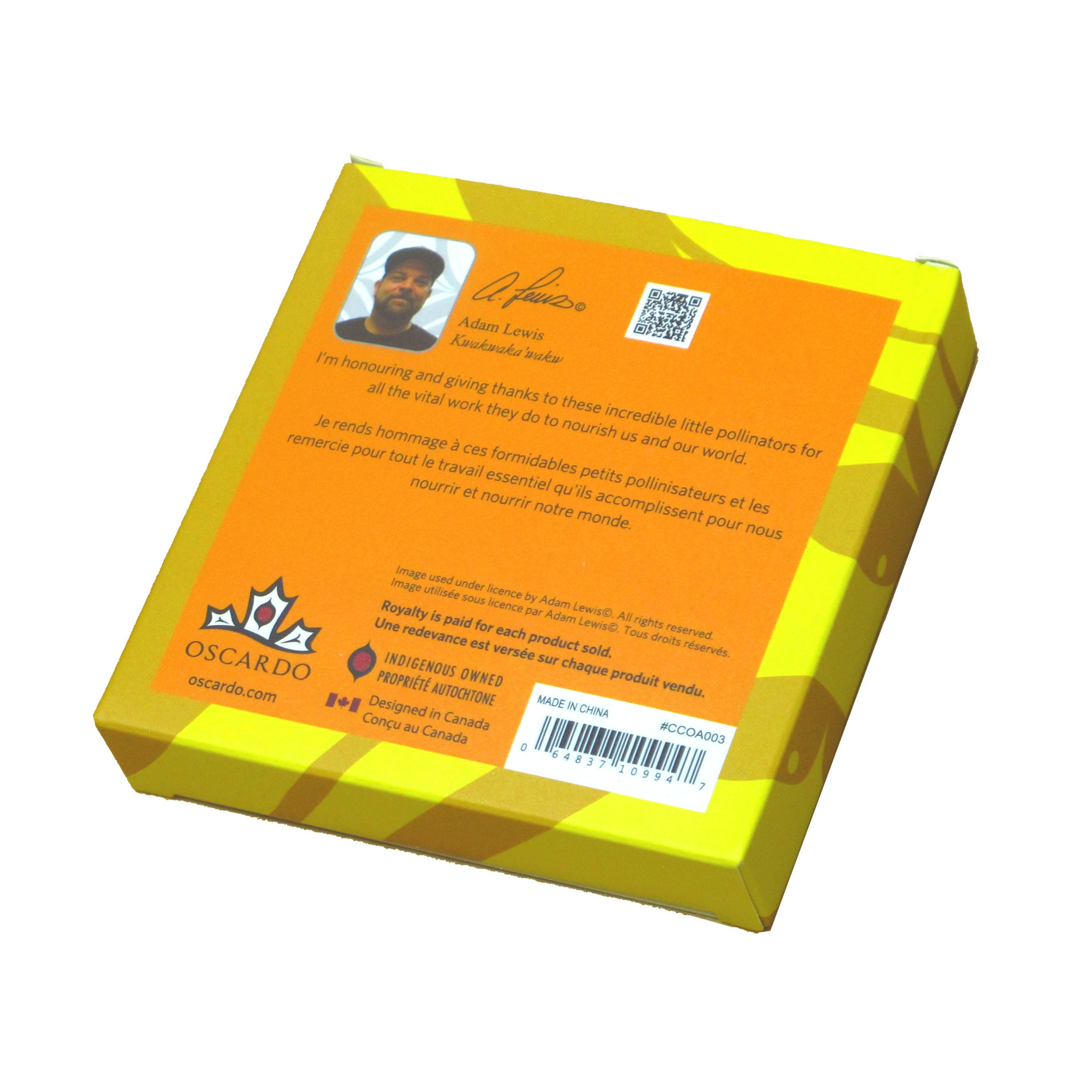 Adam Lewis Gilakas’la (Thank You) Cork-Back Coaster