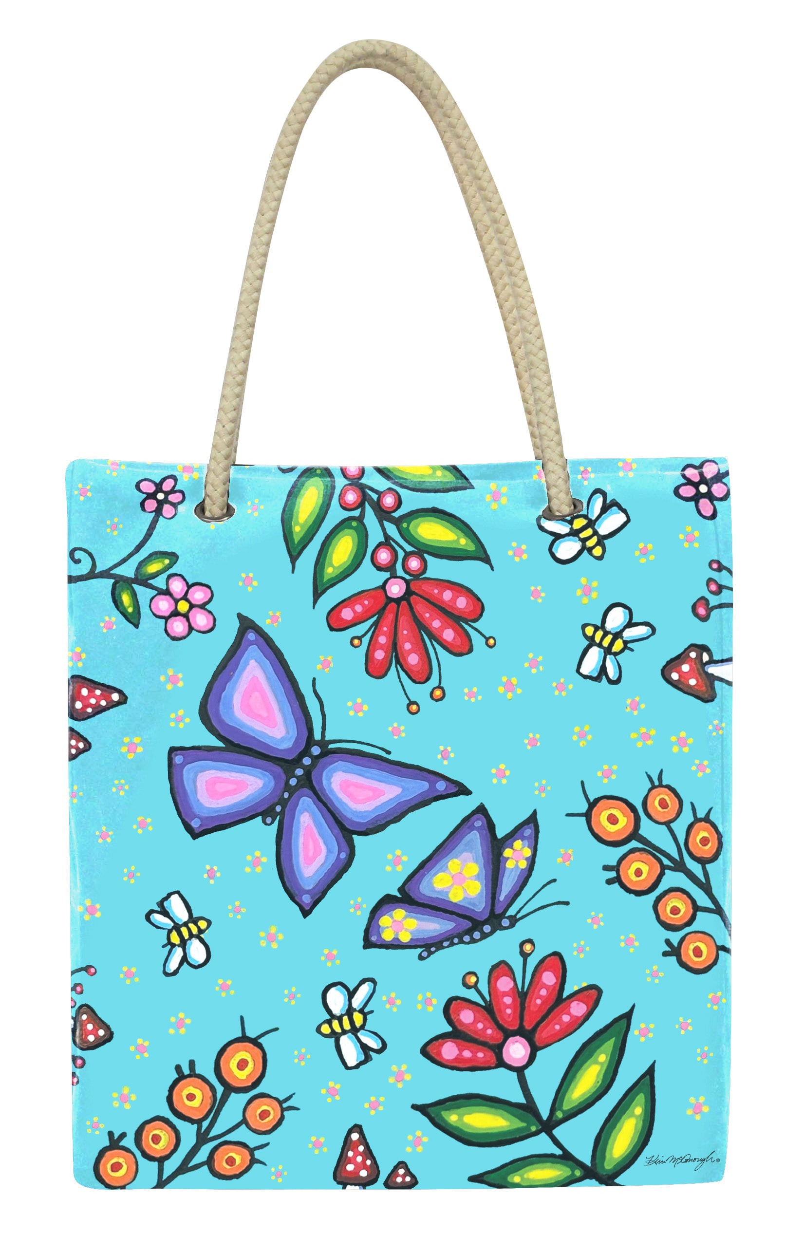 Kim McDonough Happiness Cotton Eco-Bag
