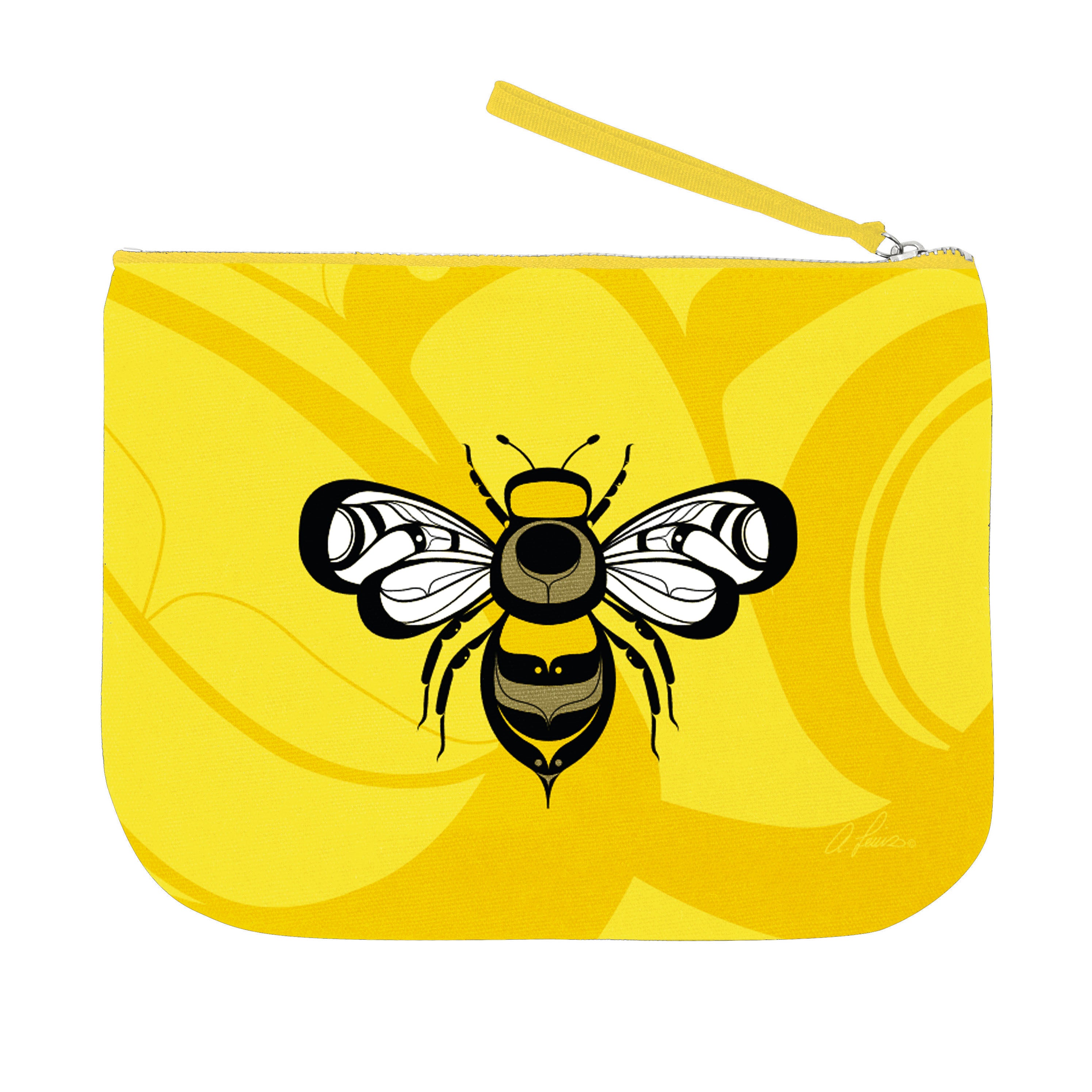 Adam Lewis Gilakas’la (Thank you) Cotton Zip Pouch