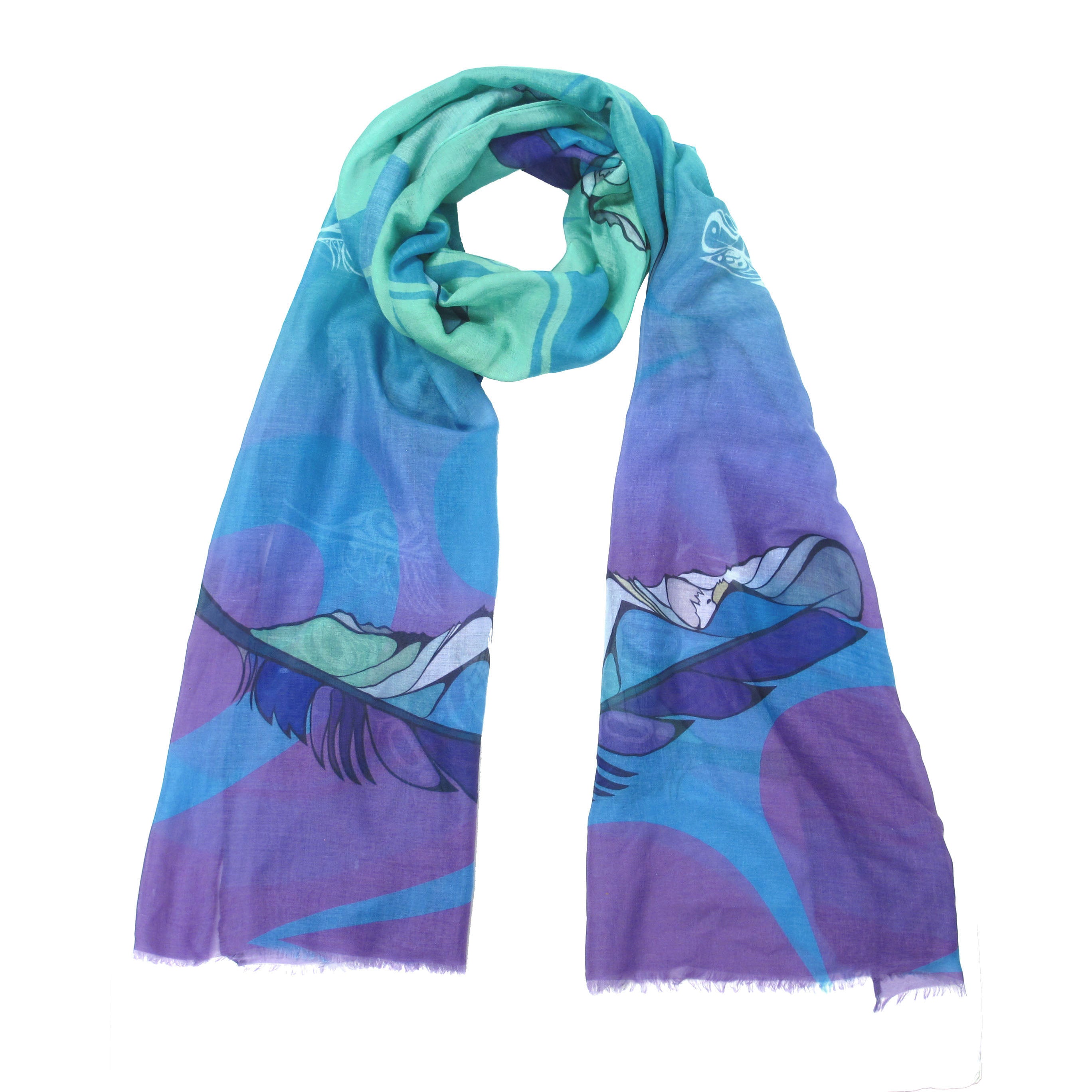 Michelle Stoney Healing Feather Eco-Scarf