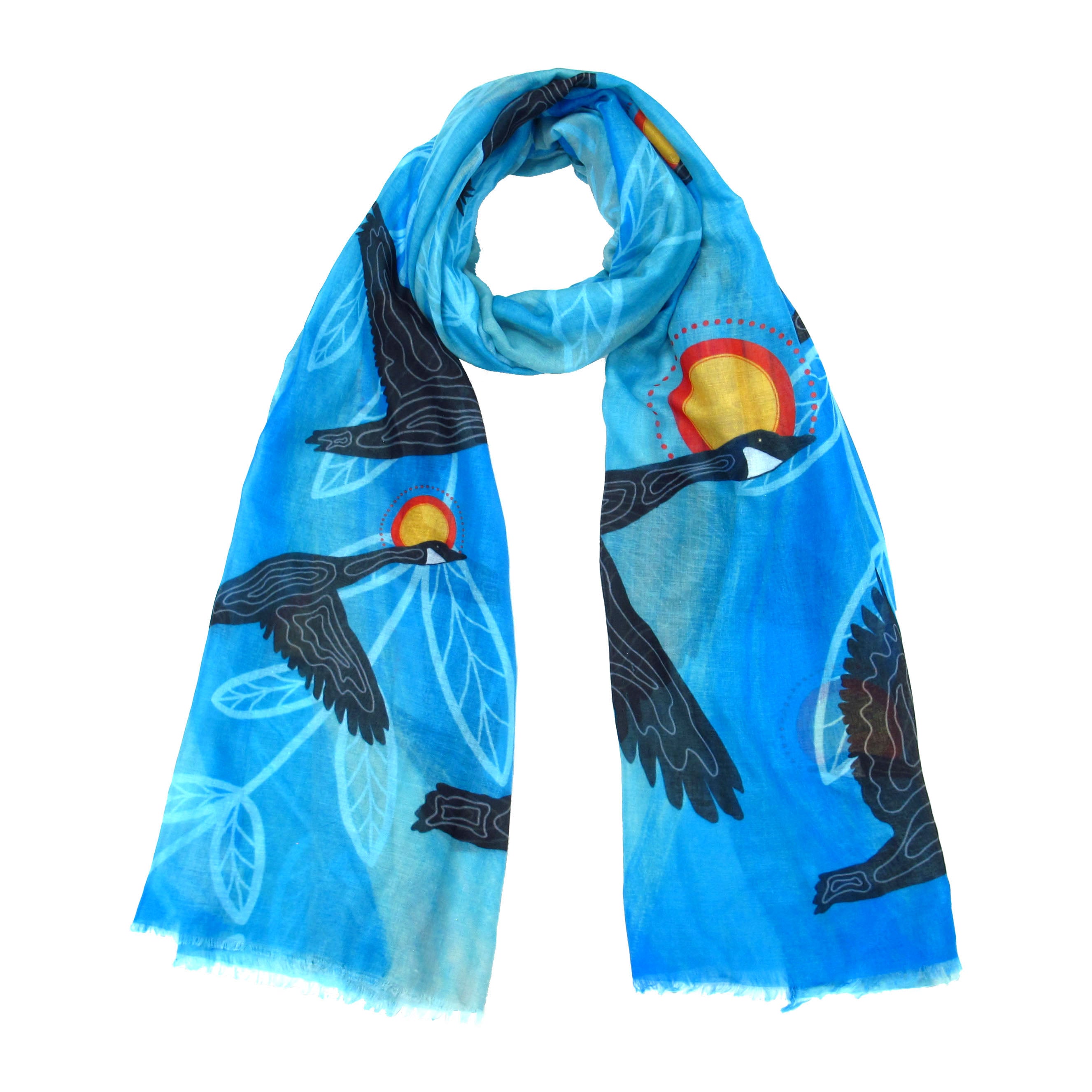 Eruoma Awashish Niskak (Geese) Eco-Scarf