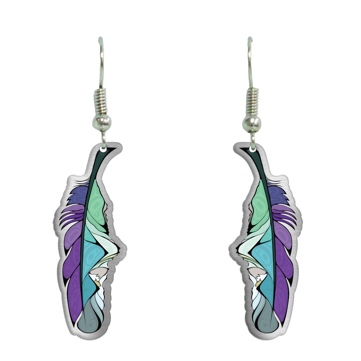 Michelle Stoney Healing feather Gallery Collection Earrings