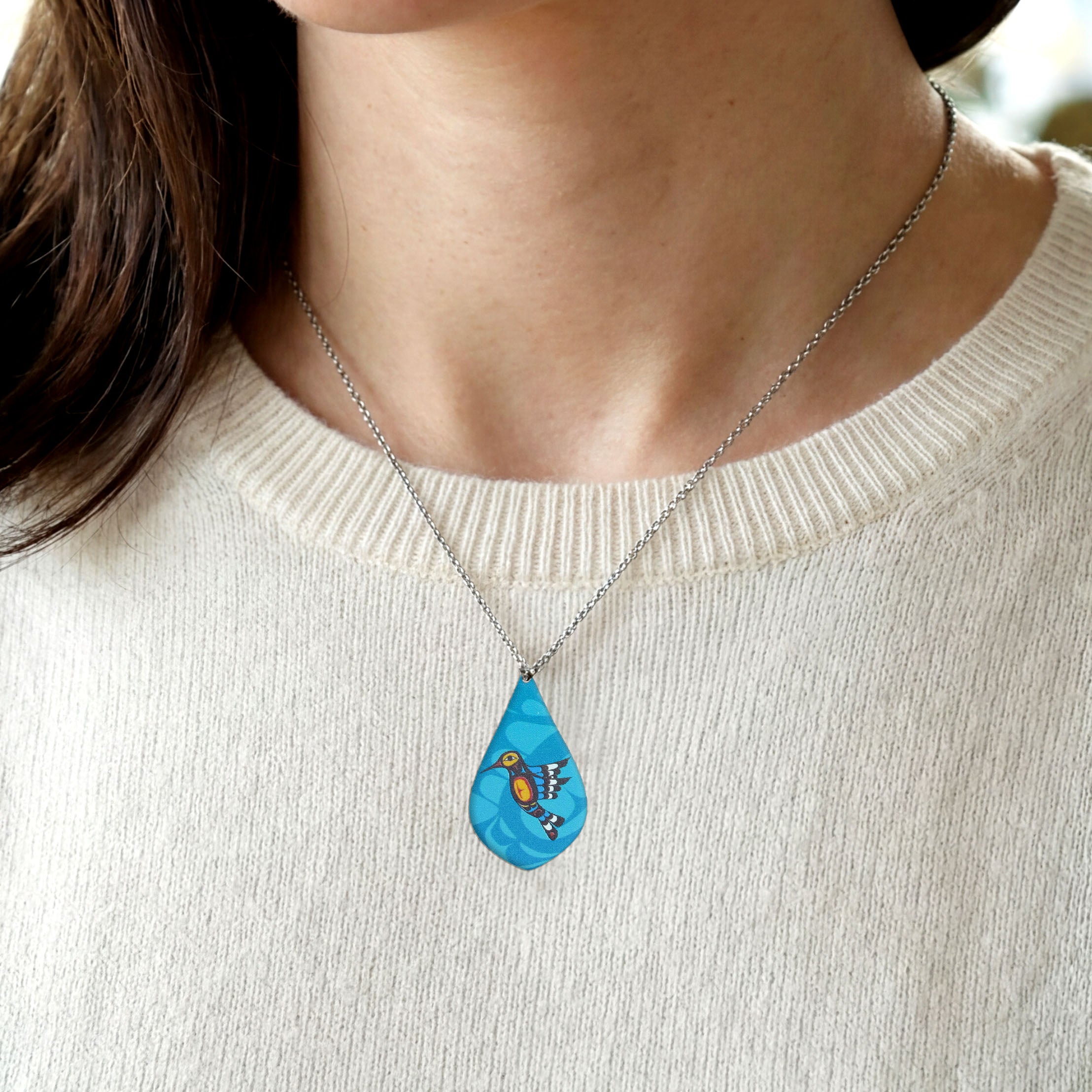 Francis Dick Hummingbird Gallery Collection Necklace