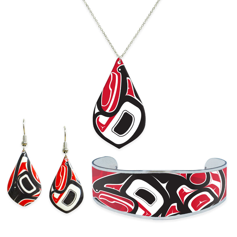 Jamies Sterritt Salmon Gallery Collection Jewellery Set