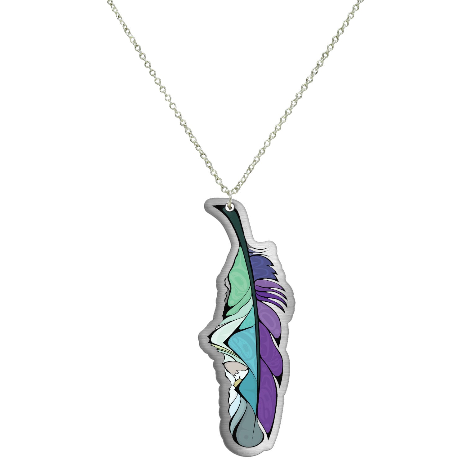 Michelle Stoney Healing feather Gallery Collection Necklace