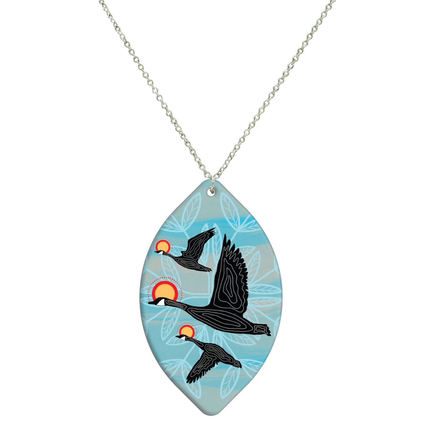 Eruoma Awashish Niskak (Geese) Gallery Collection Necklace
