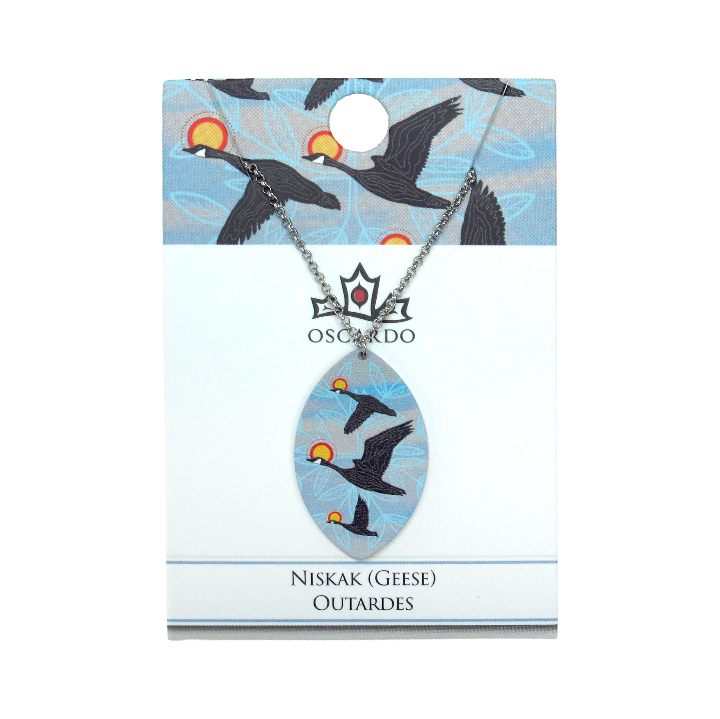 Eruoma Awashish Niskak (Geese) Gallery Collection Necklace