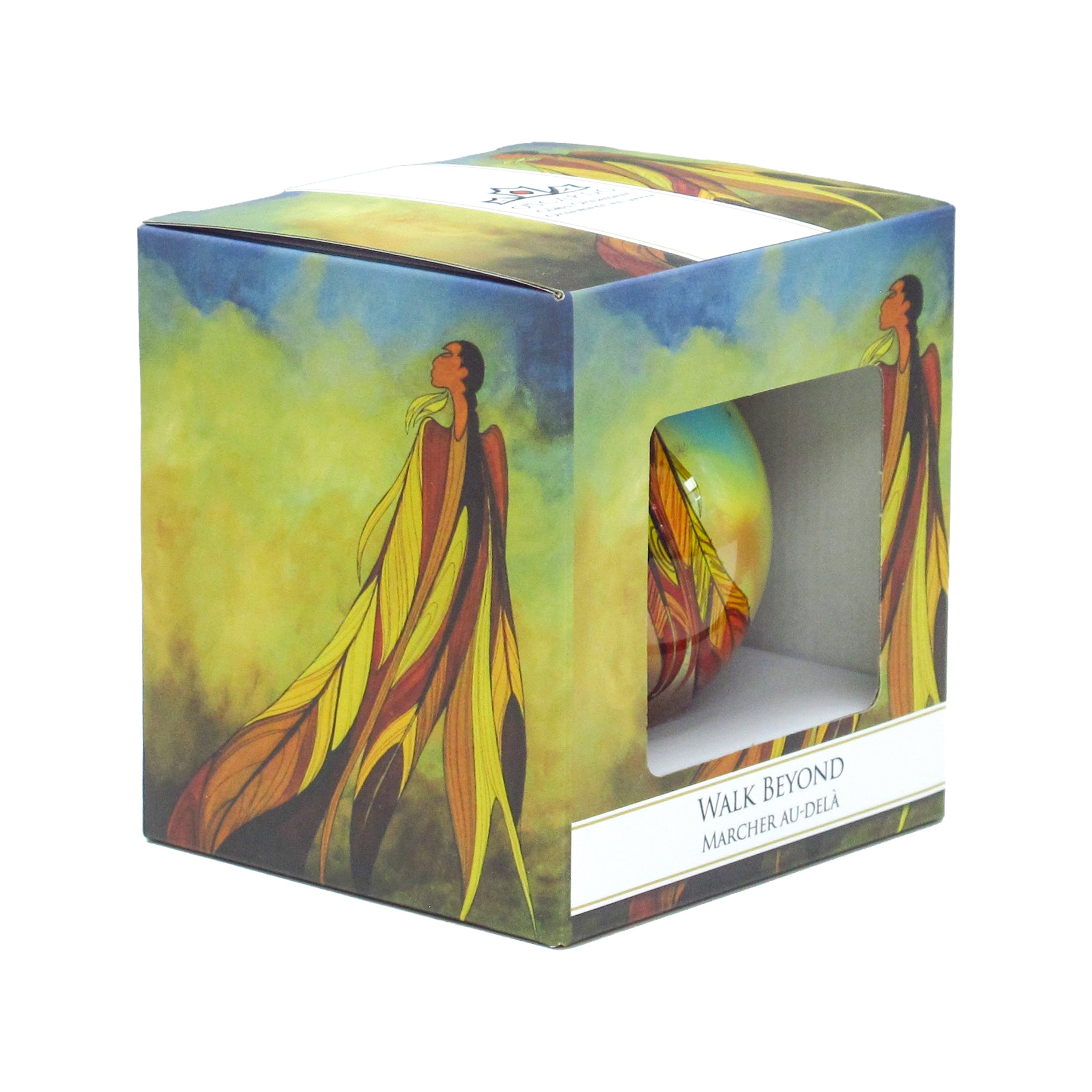 Maxine Noel Walk Beyond Glass Ornament