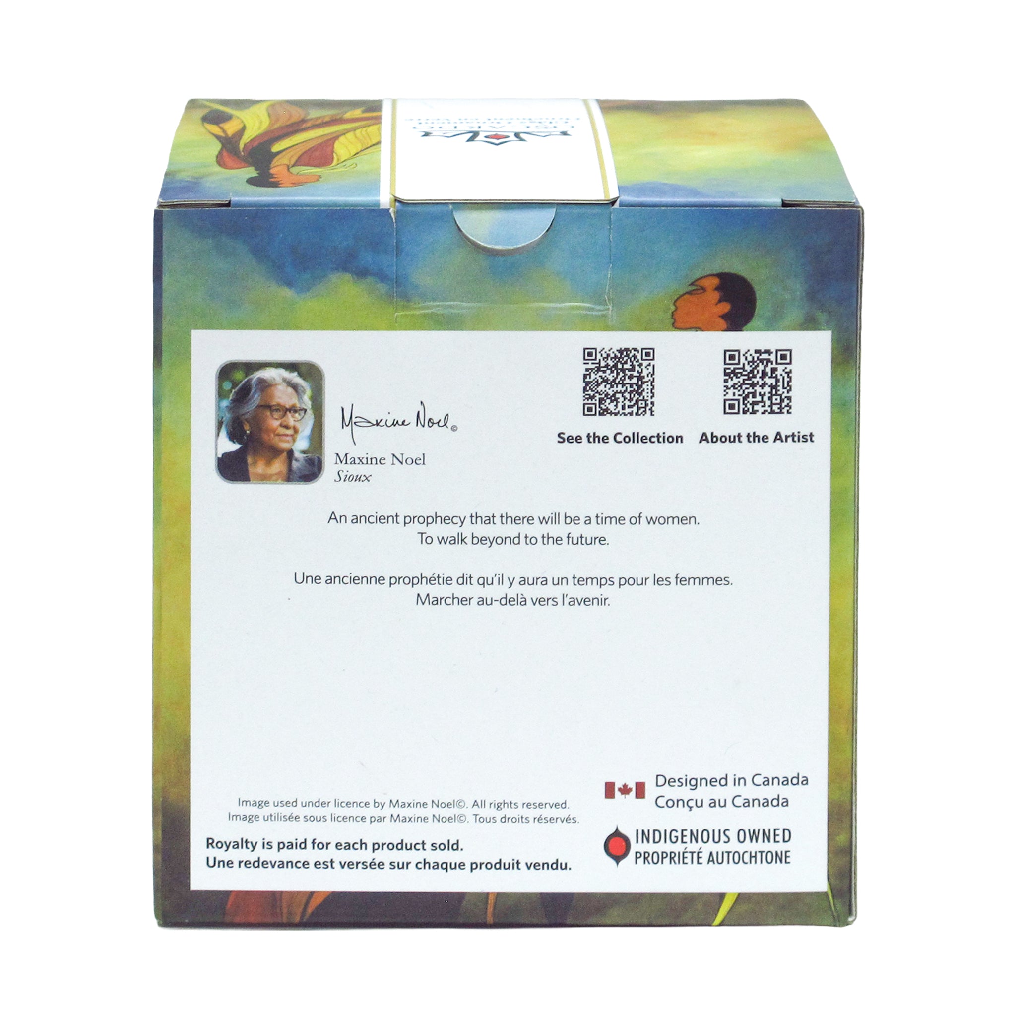 Maxine Noel Walk Beyond Glass Ornament