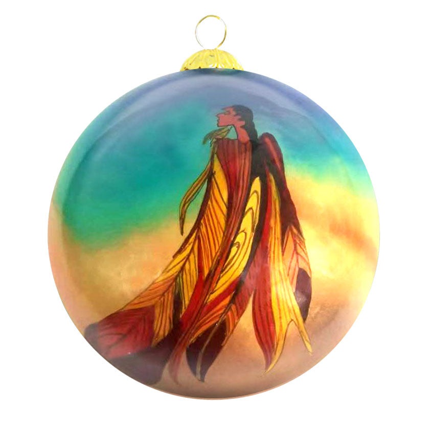 Maxine Noel Walk Beyond Glass Ornament