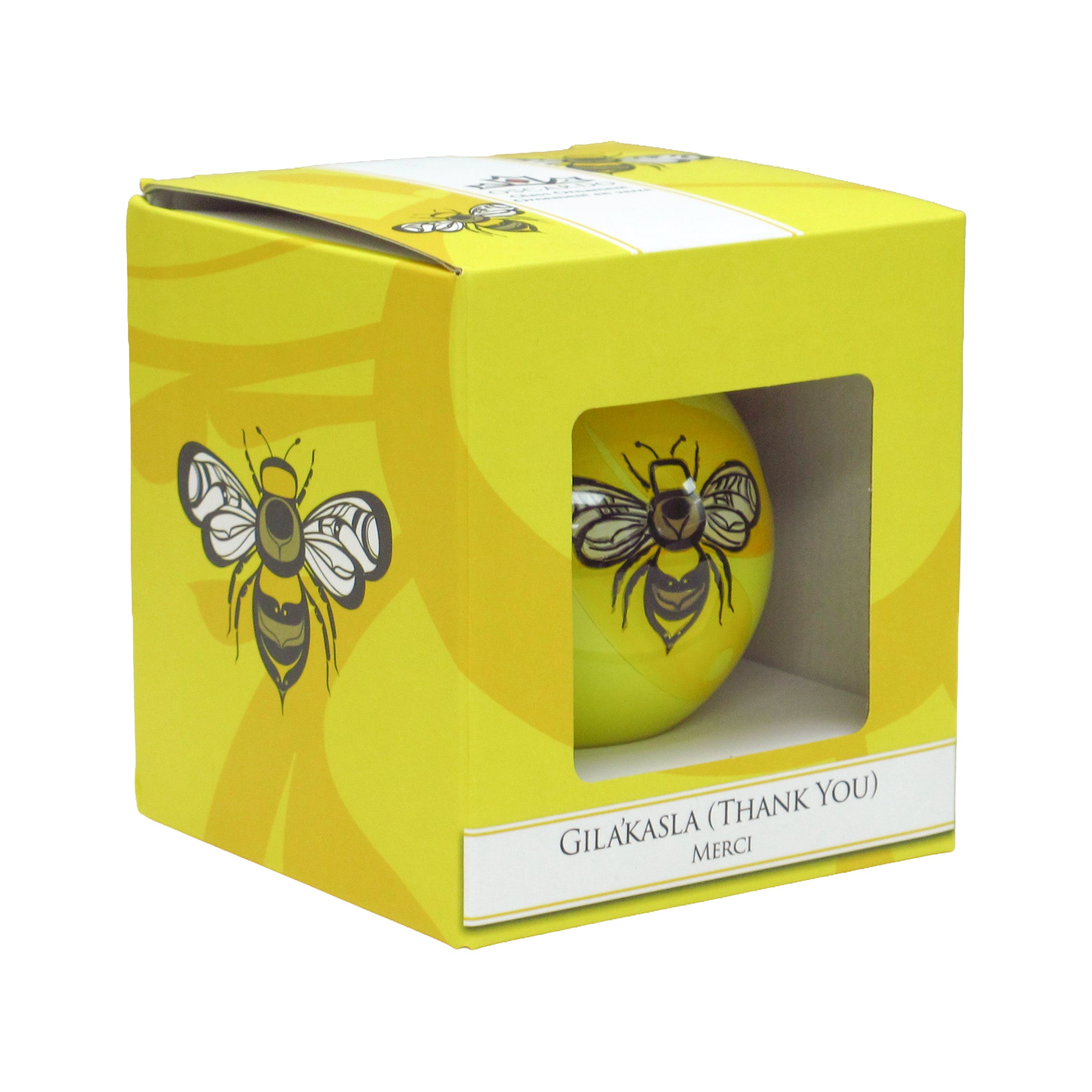 Adam Lewis Gilakas’la (Thank you) Glass Ornament