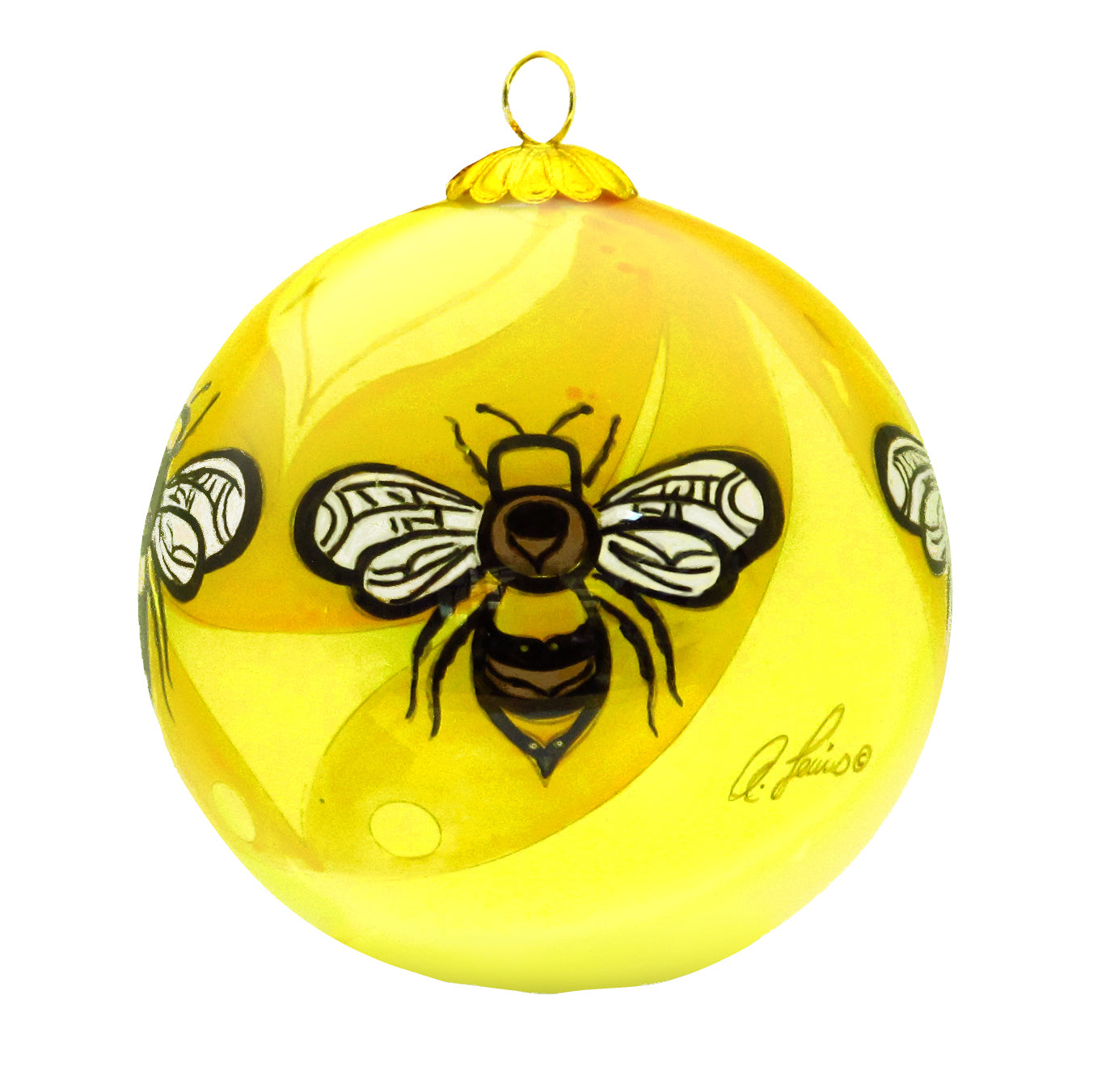 Adam Lewis Gilakas’la (Thank you) Glass Ornament