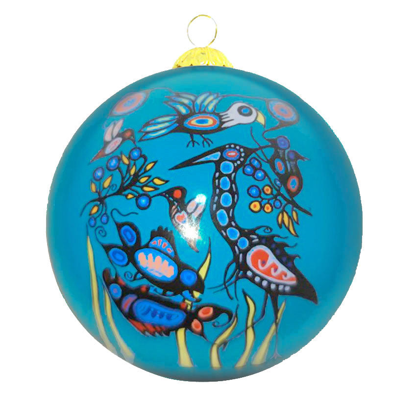 Cody Houle Grand River Harmony Glass Ornament
