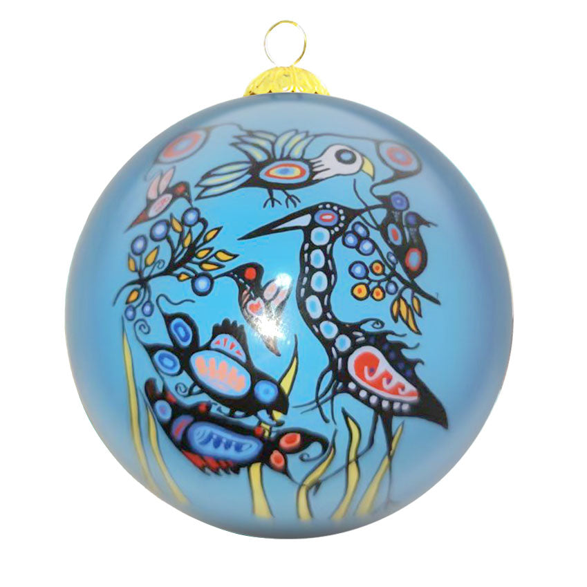 Cody Houle Grand River Glass Ornament