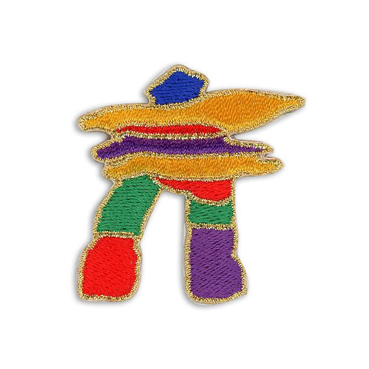 Dawn Oman Inukshuk Iron-on Patches