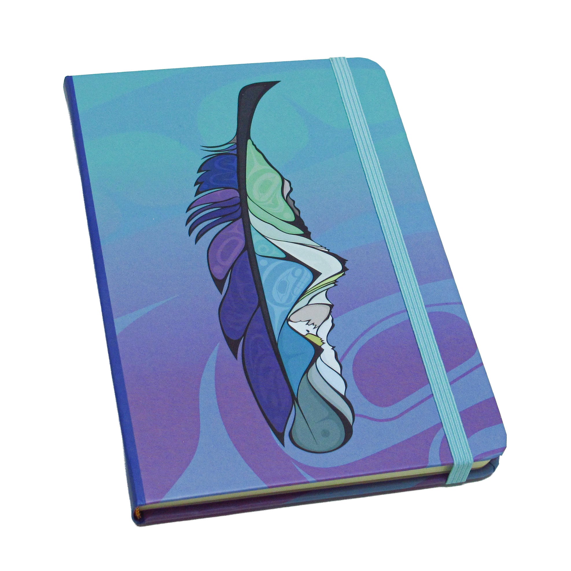 Michelle Stoney Healing feather Hardcover Journal