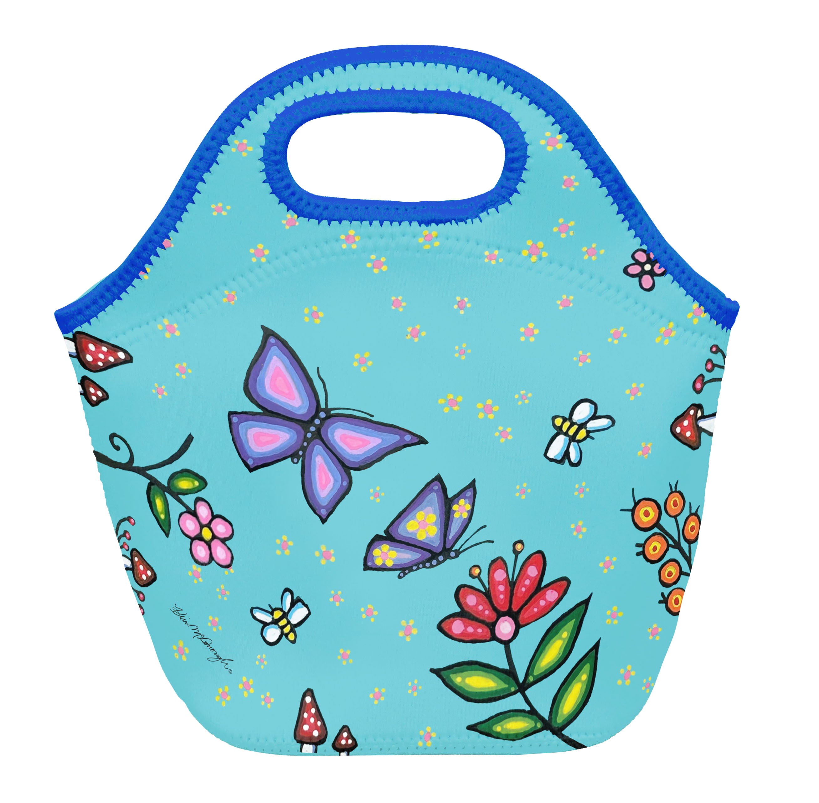 Kim McDonough Happiness Insulated Lunch Bag