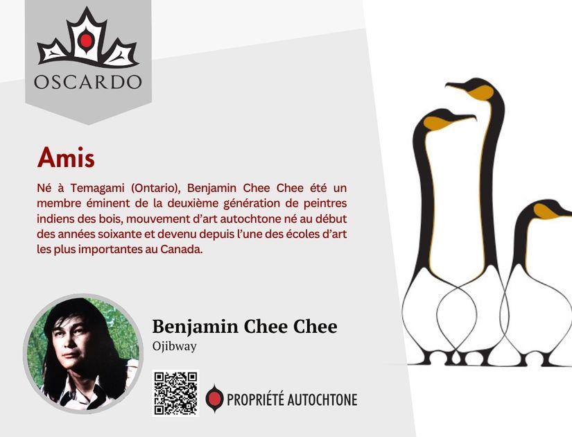 Benjamin Chee Chee Friends POS Cards
